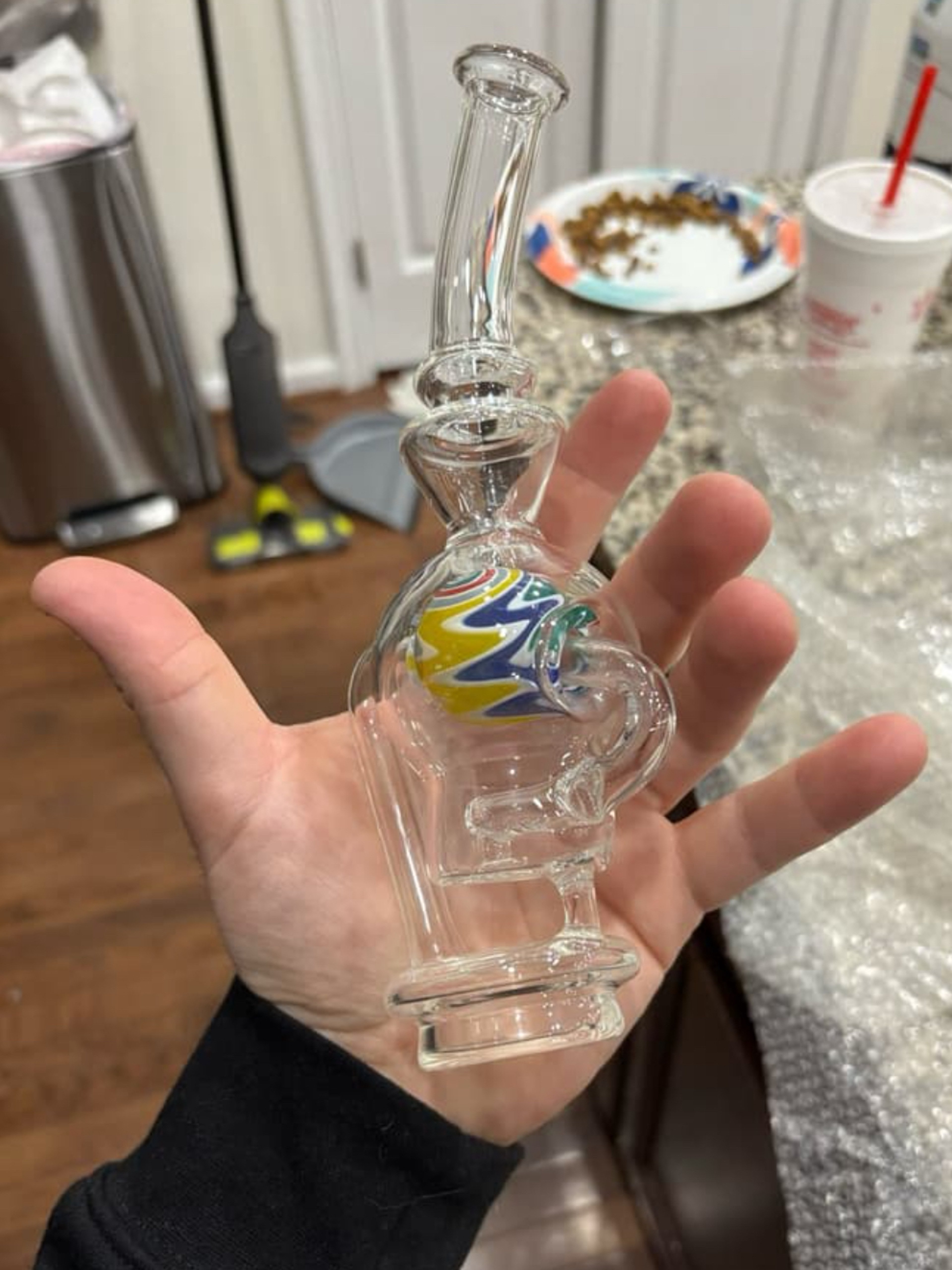 Preview pic of Wig Wag Inline Ball Puffco Peak Pro Glass attachment