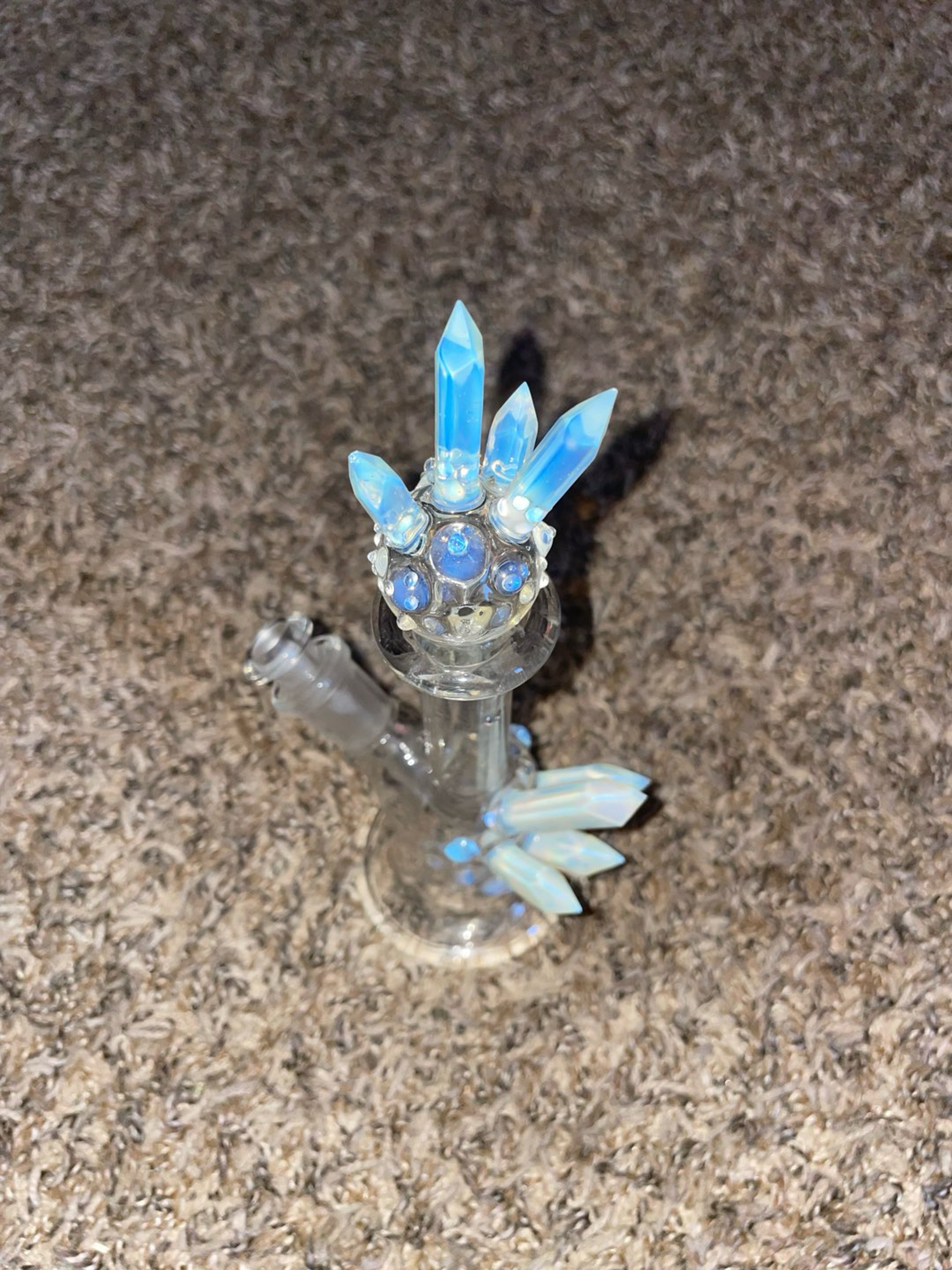 Preview pic of UV Reactive Based Glass Mini Tube + Bubble Cap