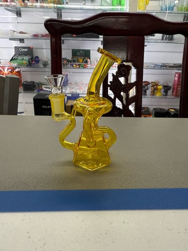 Preview pic of 6" mini twist recycler water pipe