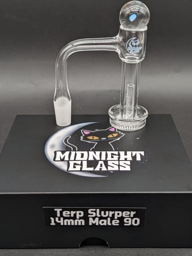 Preview pic of MIDNIGHT QUARTZ GRIDED SLURPER SET 14MM
