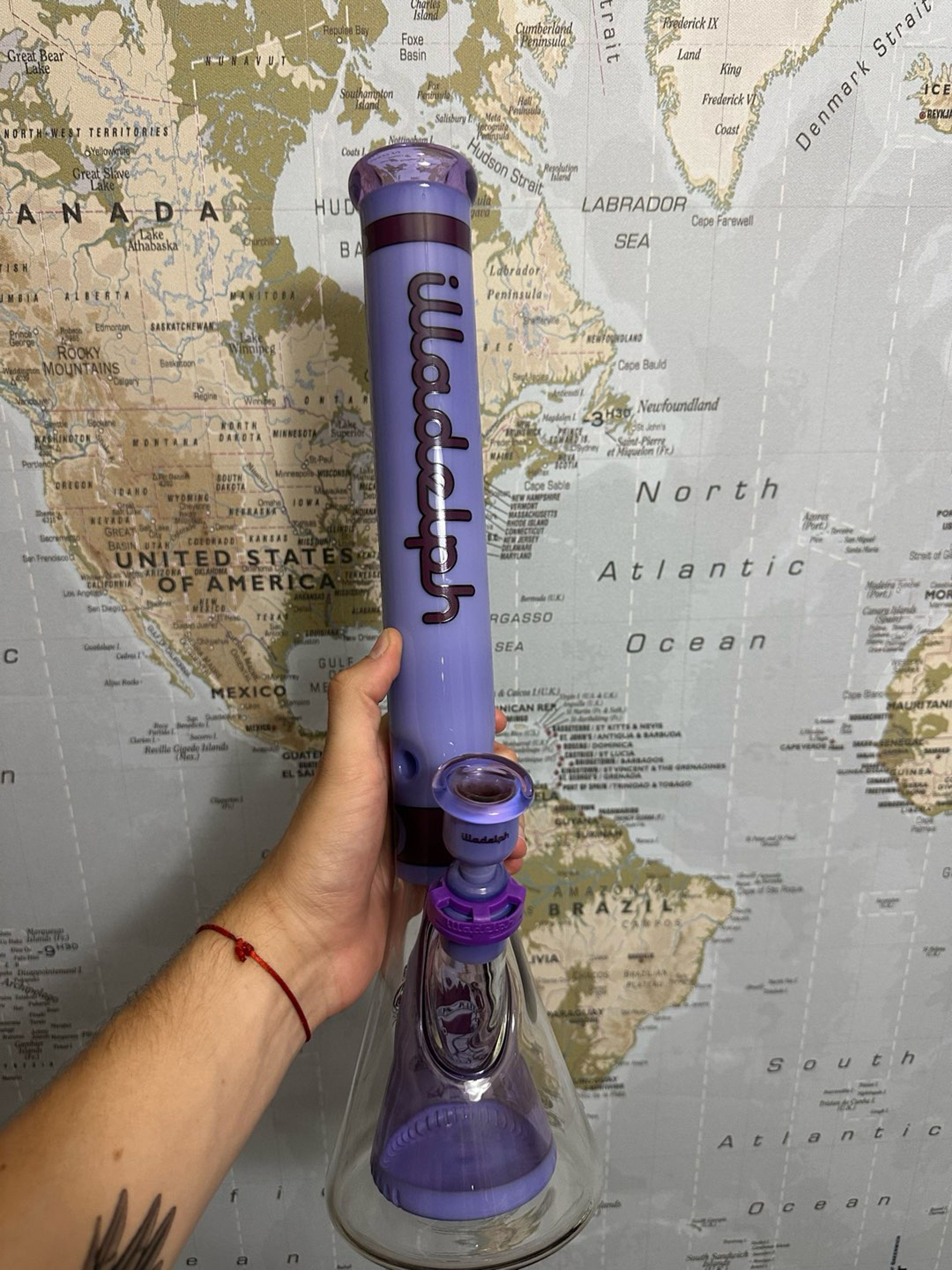 Preview pic of Illadelph Milky Purple Collins Beaker