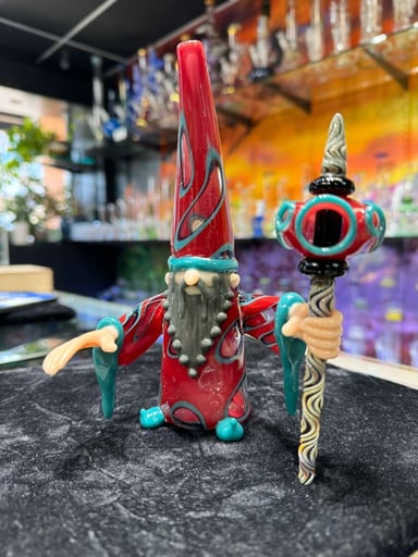 Preview pic of Phil Siegel X Emily Marie Glass 1/5 Gray Beard “Primordial Wizard” featuring UV windows!!