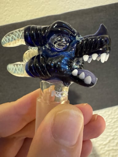 Preview pic of *VeryRare* RooR Germany x Madtipz Collab 1/1 Blue DraGoon Bowl 18mm