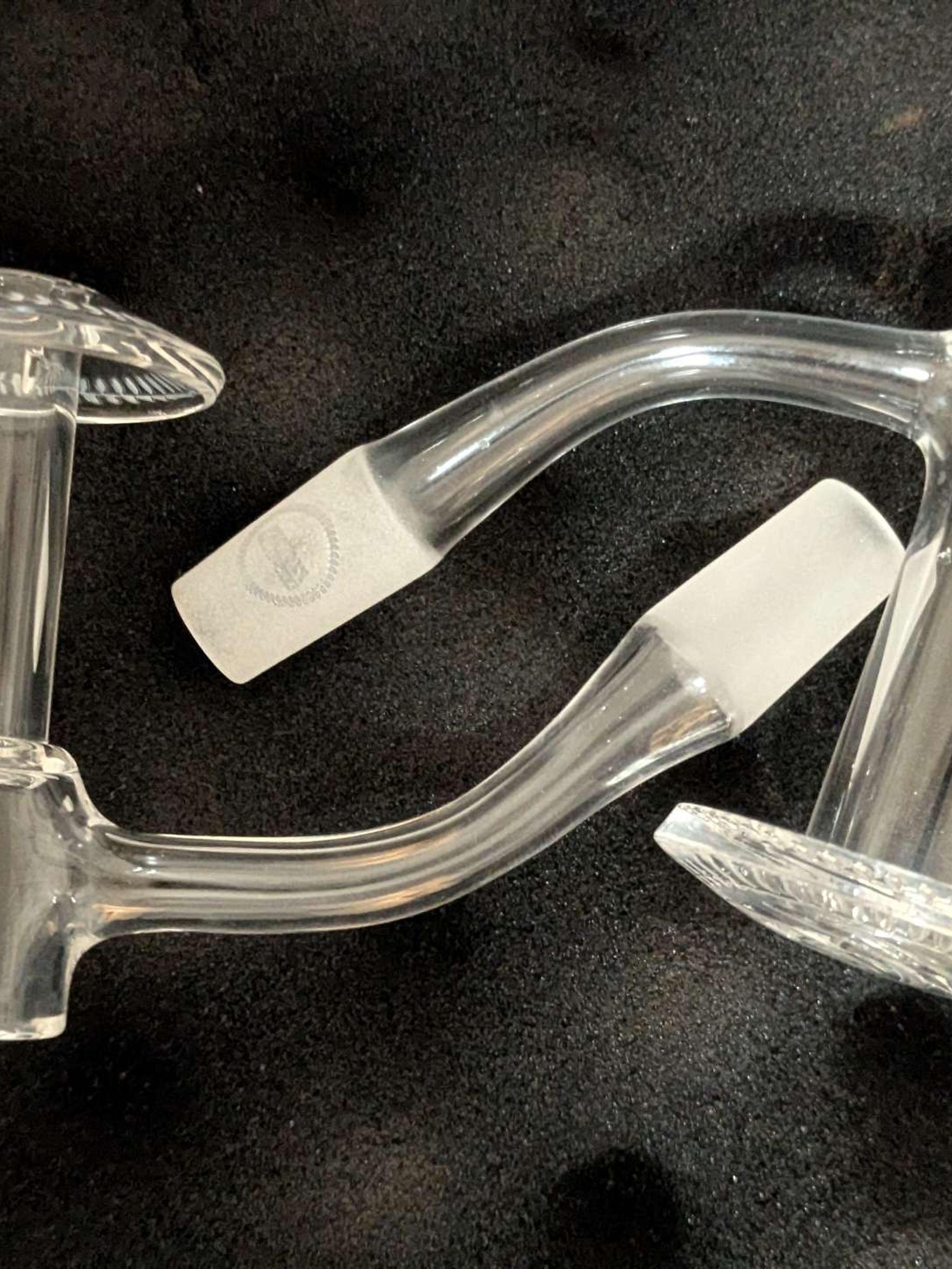 Preview pic of Victory Glassworks: Set of 2  bangers: One 45° 14mm terp slurper, and one 45° 14mm Blender