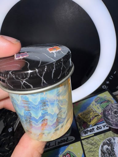 Preview pic of Fumed Jar w/ Blotter Lid