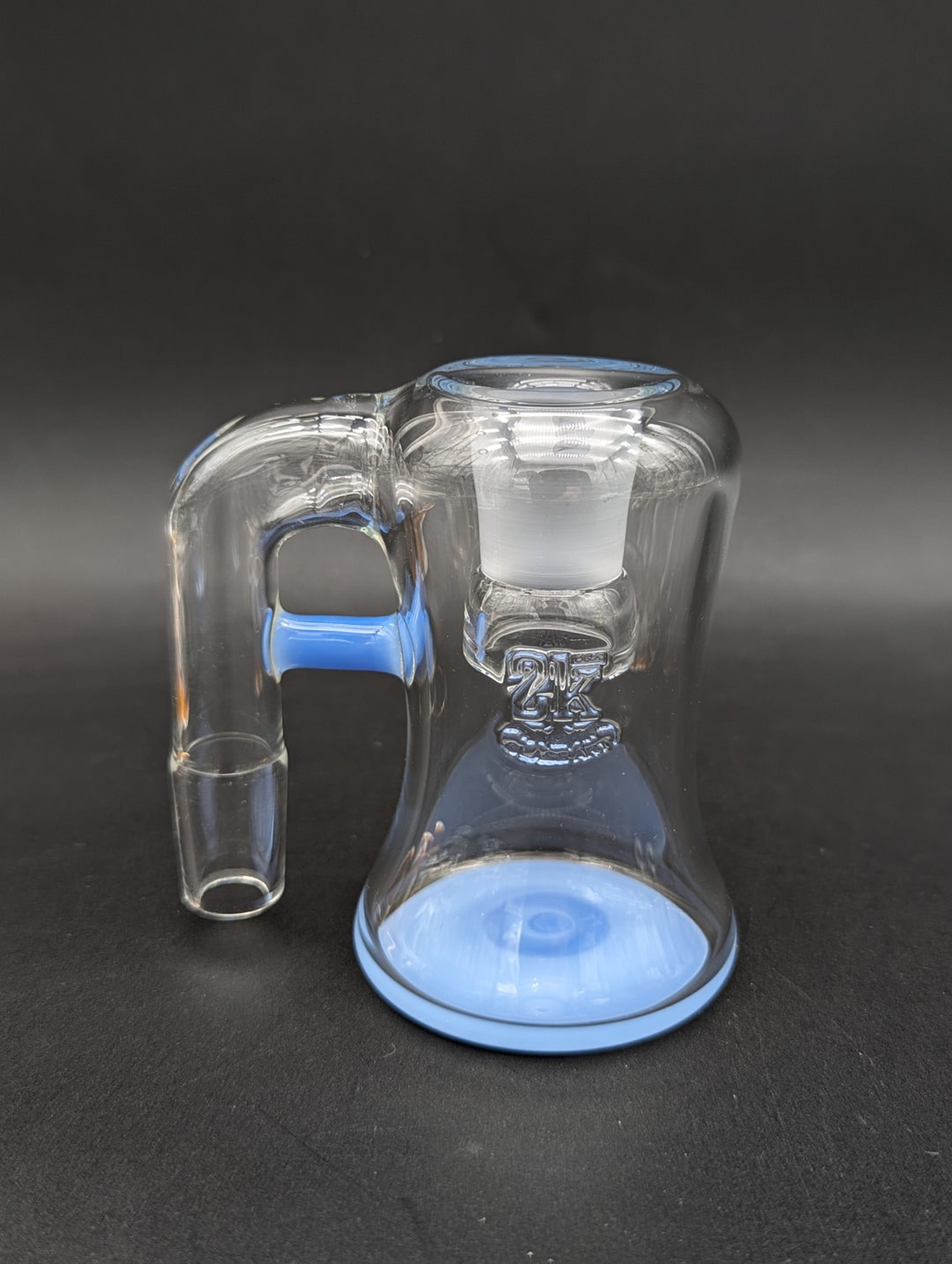Preview pic of 2K GLASS 18MM DRY ASH CATCHERS 90 DEGREES