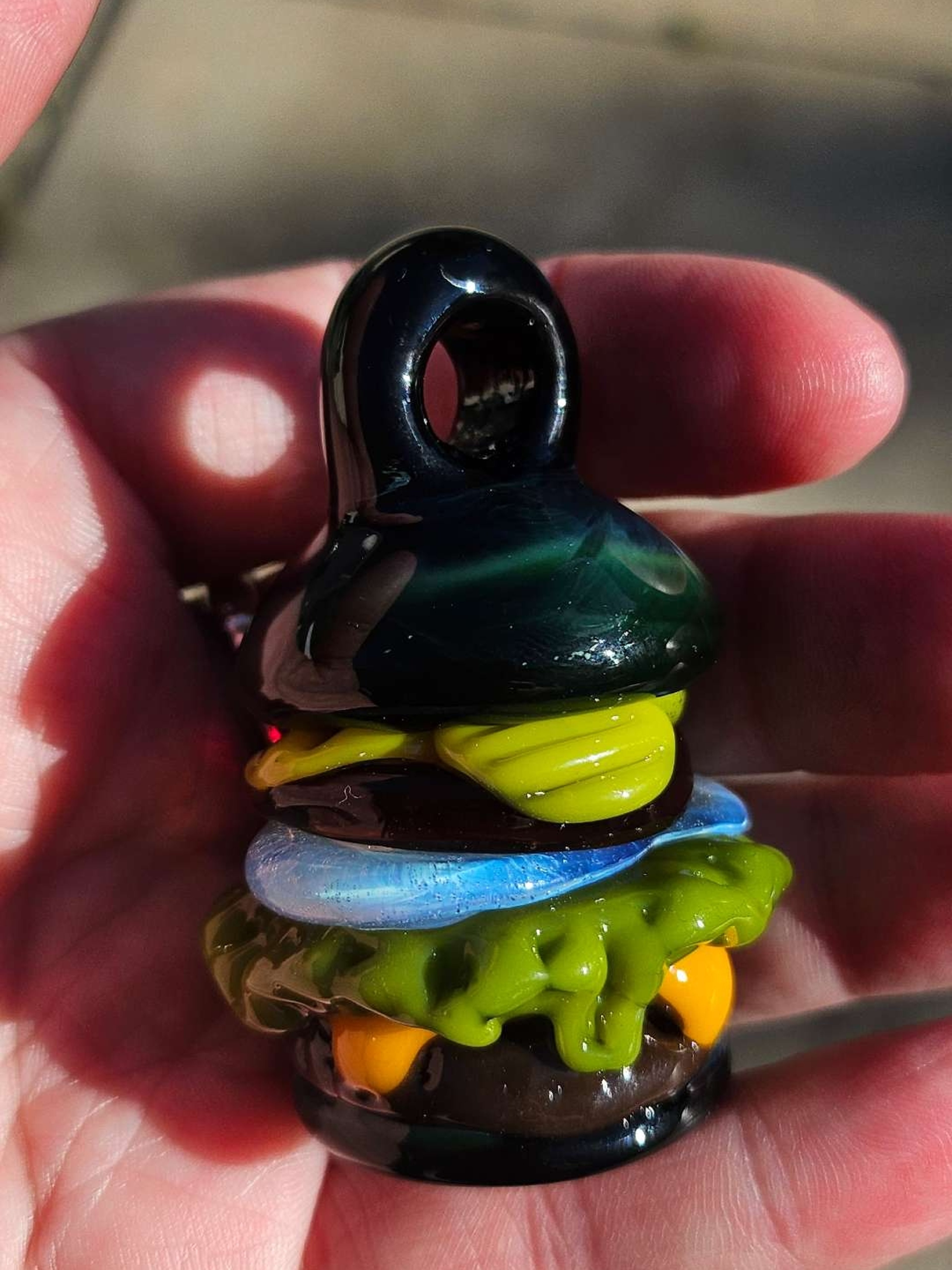 Dark prince Burger pendy #1 image 0