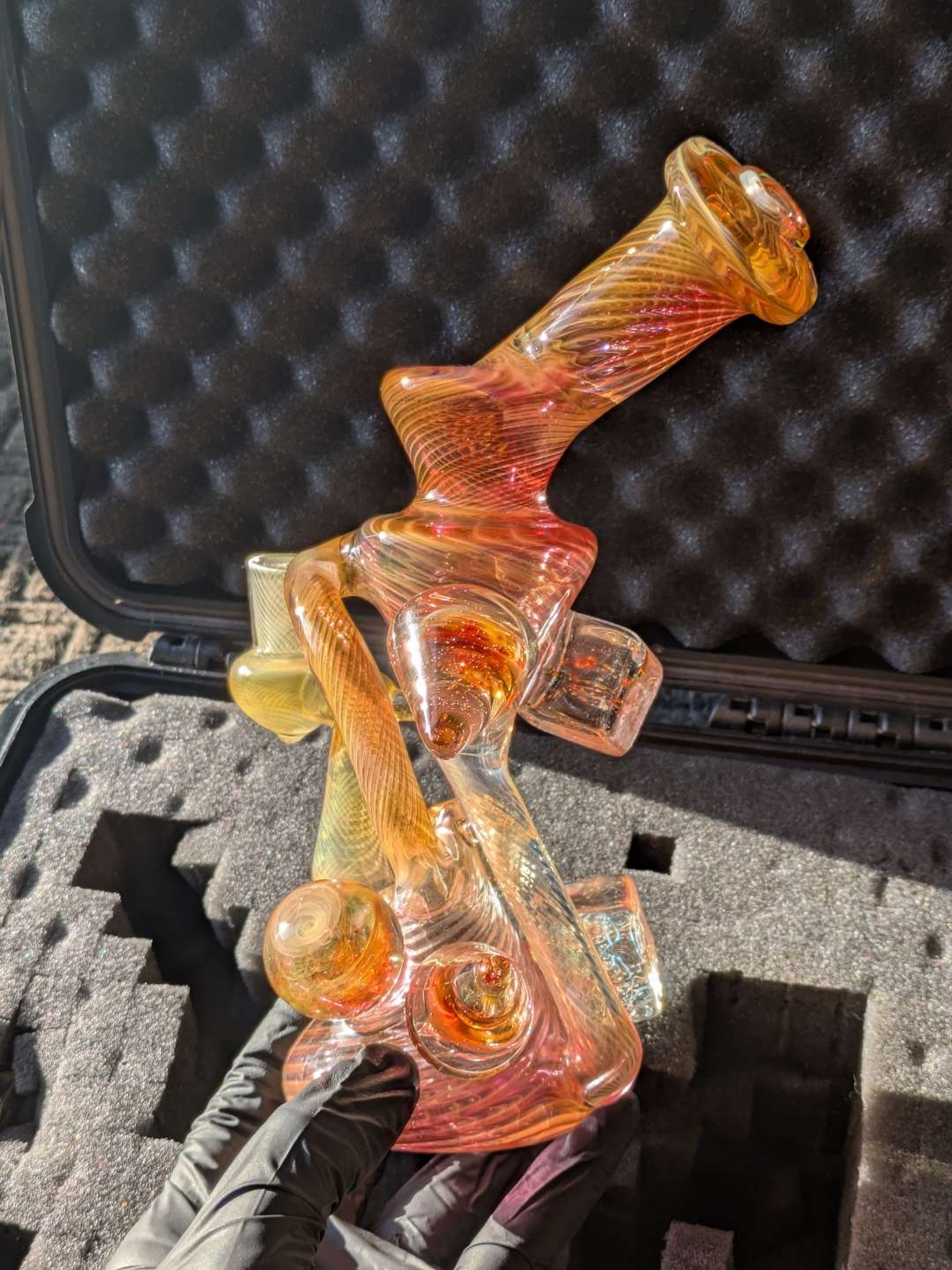 Preview pic of XLGold Fume Recycler - Fatpinkyglass