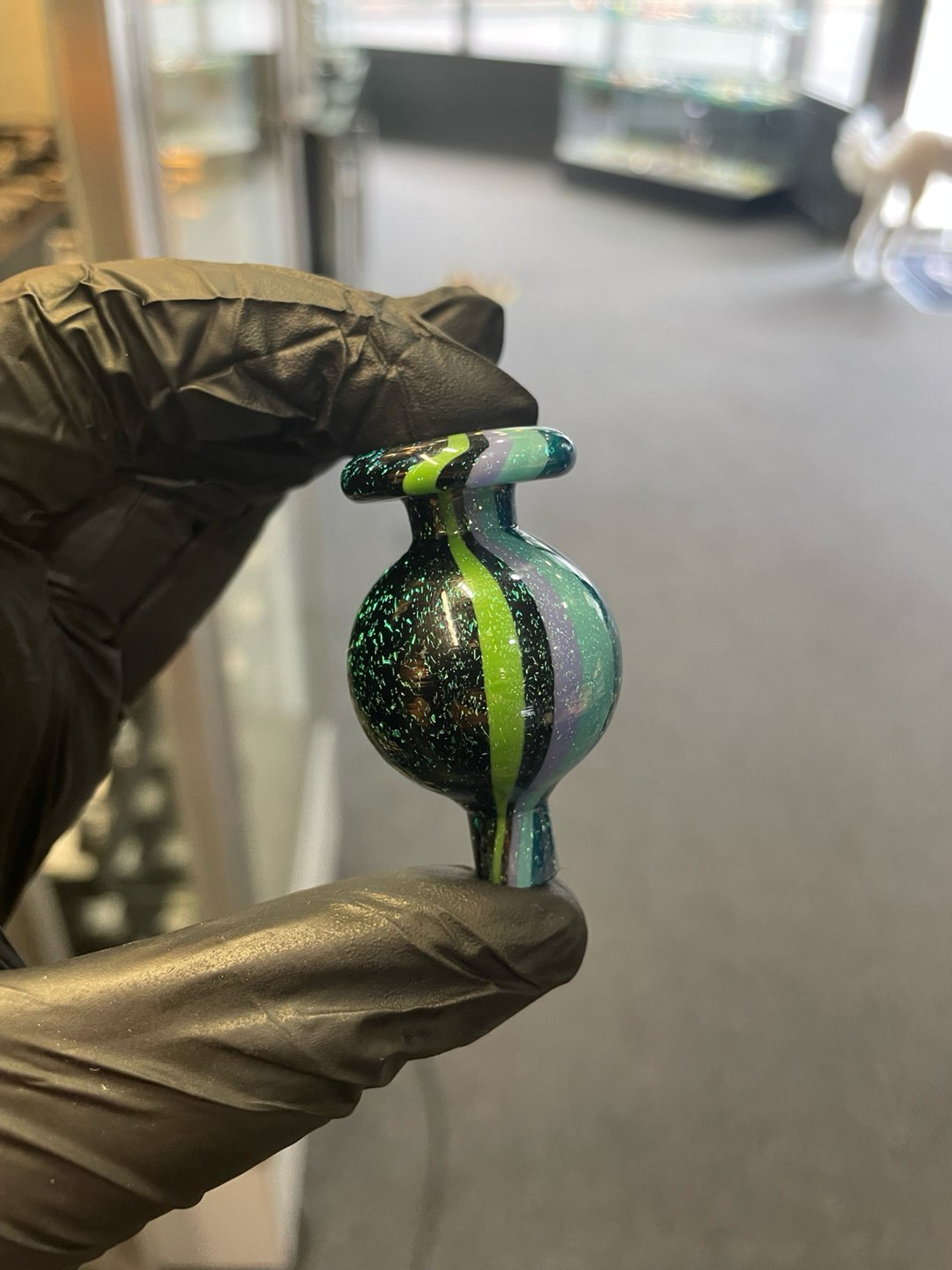 Boro Beans Bubble Cap Green image 0