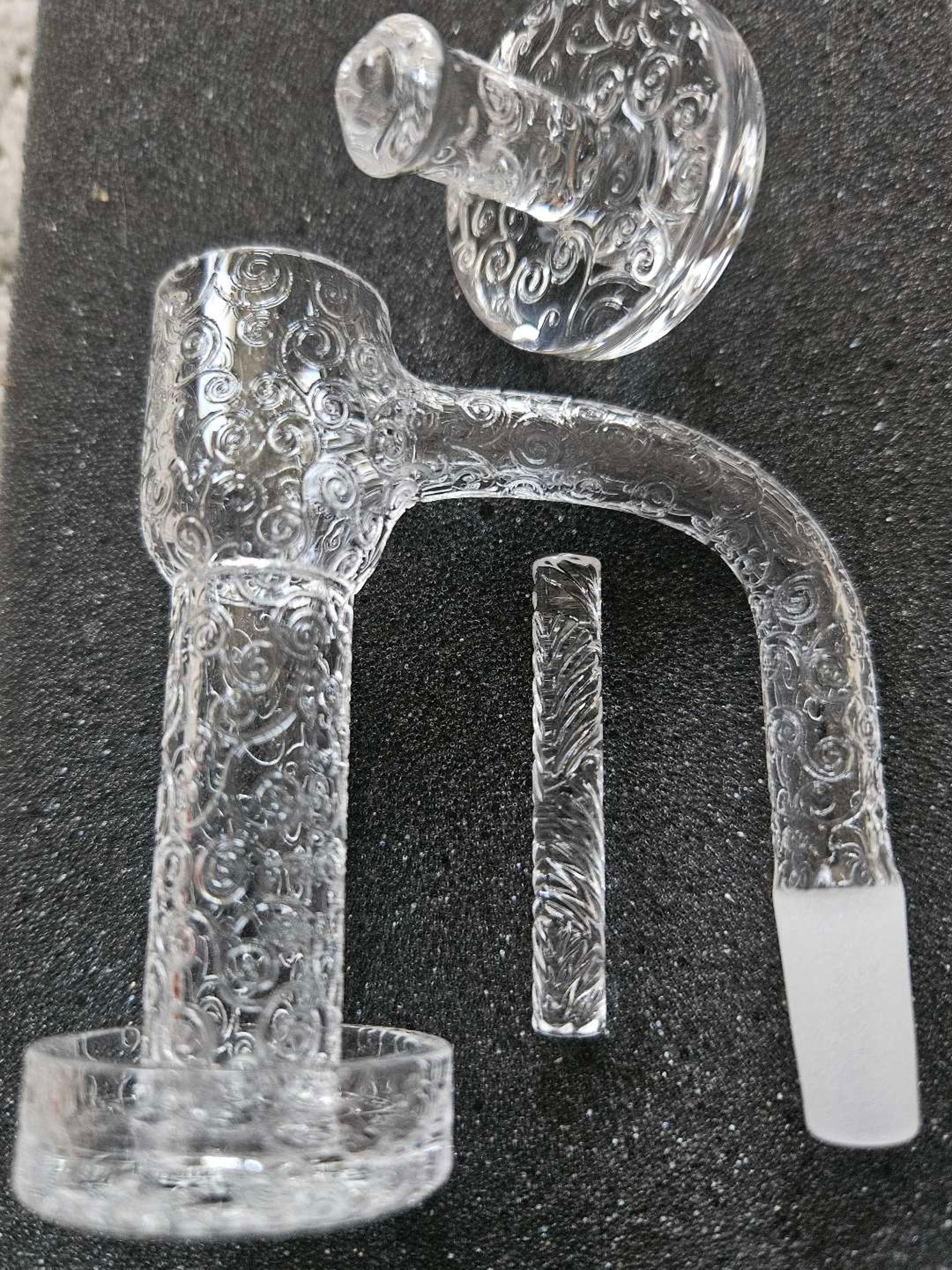 Preview pic of Infinity Spiral Etched Slerper Set