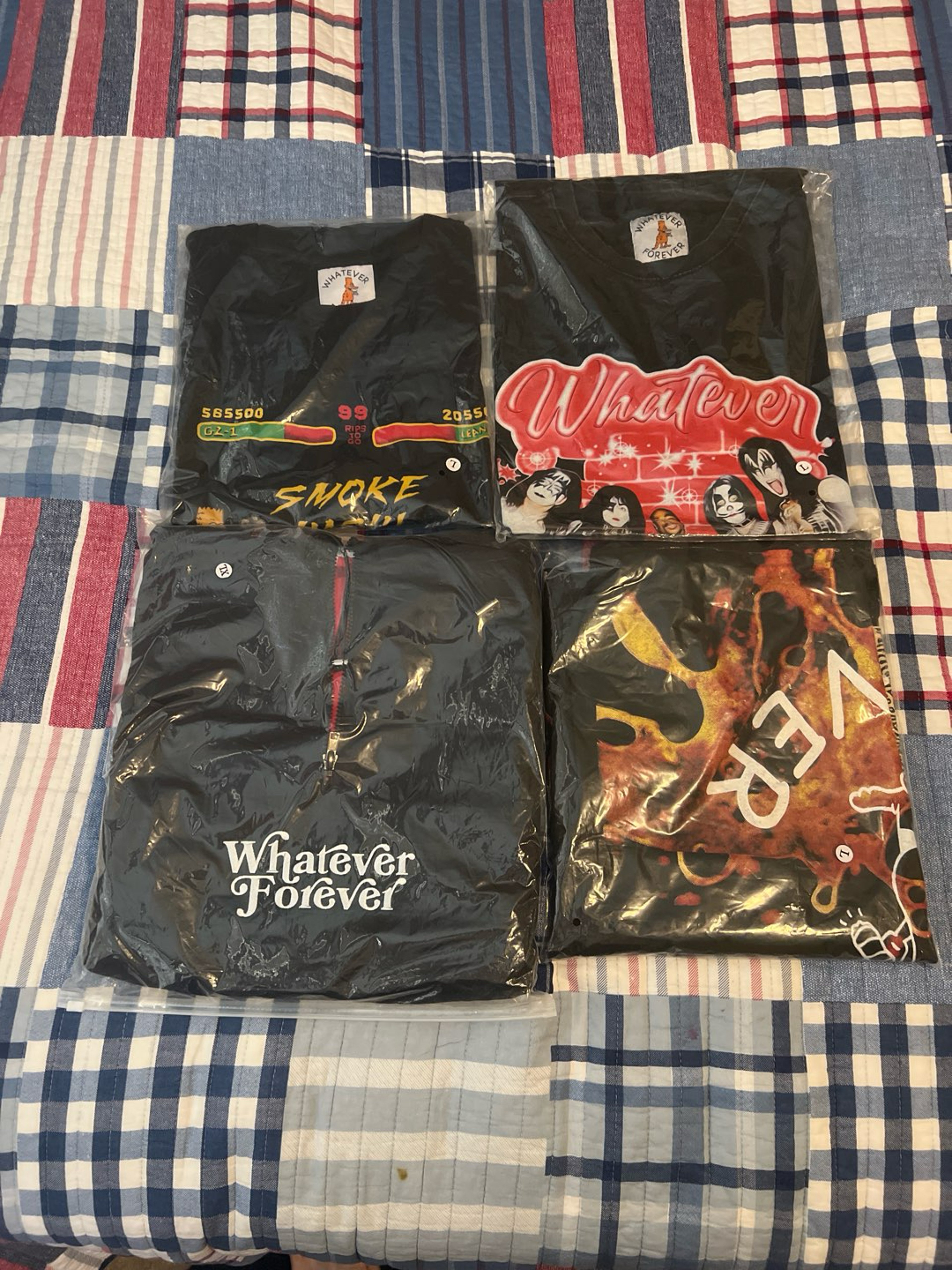 Preview pic of GZ1 t-shirts and windbreaker jacket for sale