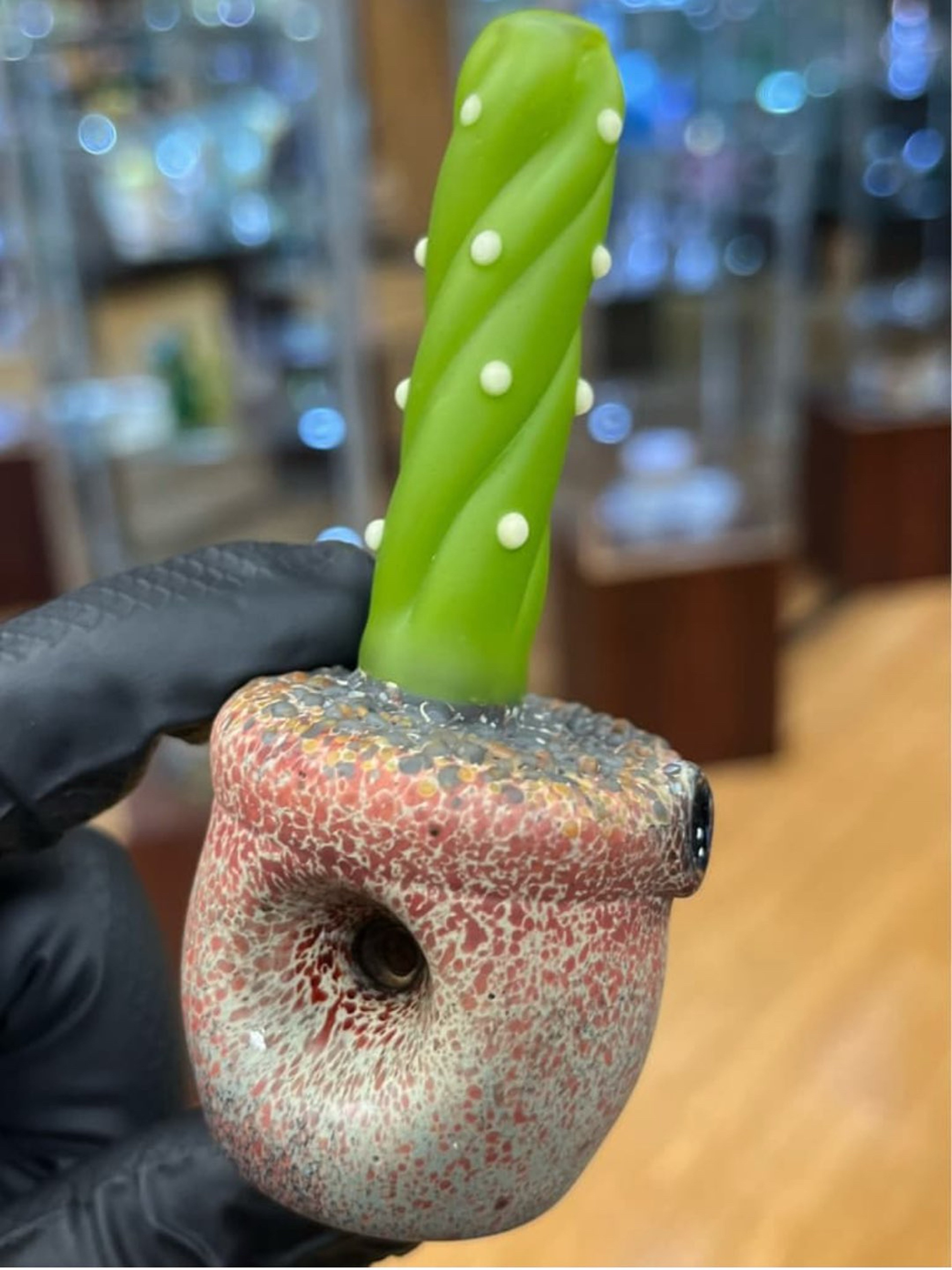 Relaks glass Cactus Spoon Dry pipe image 0