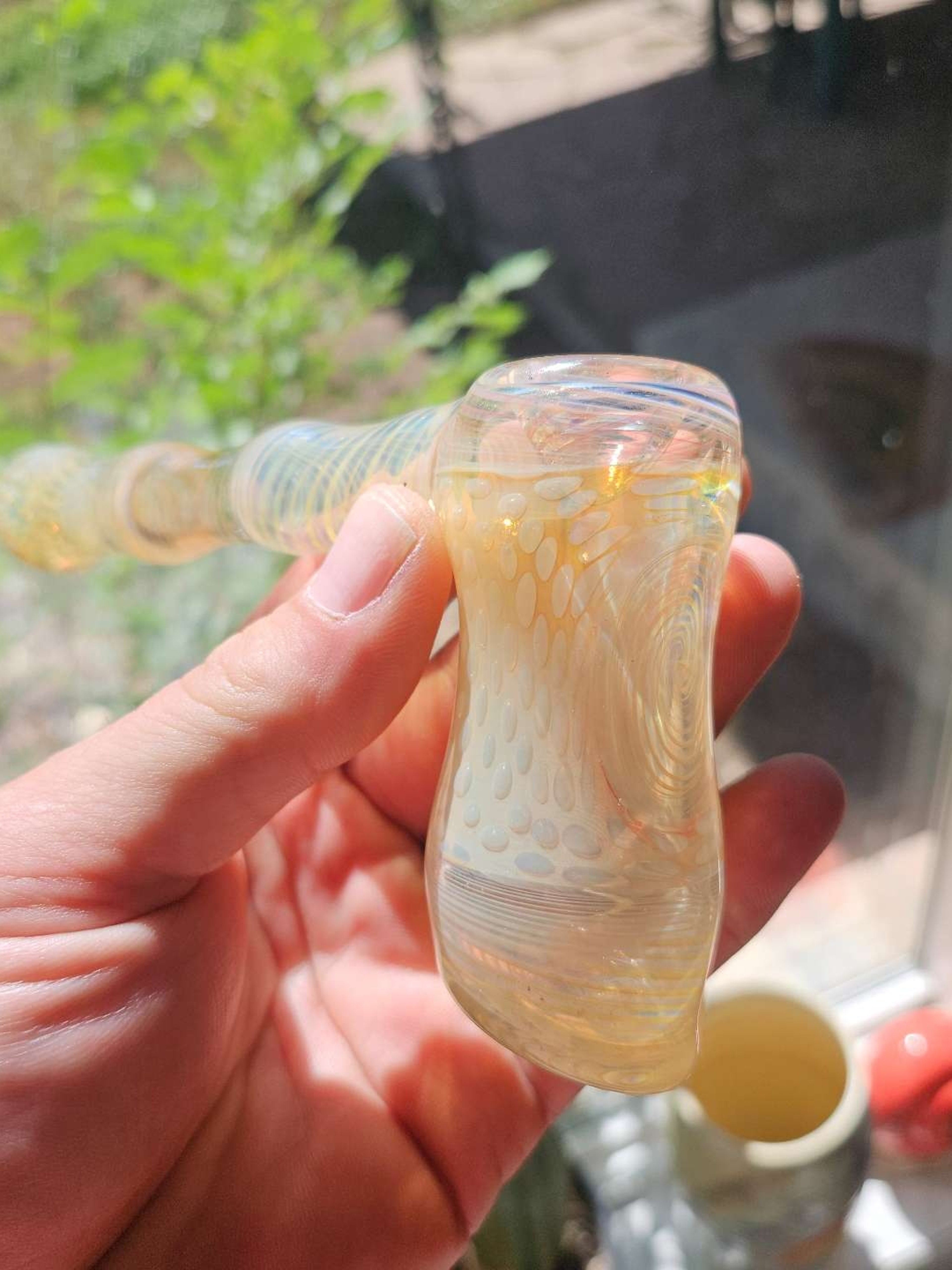 Preview pic of Tomato Glass Fumed out Hammer
