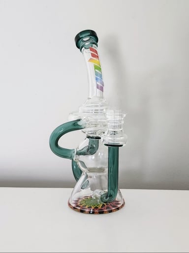 Preview pic of 8.5"H Falcon Recycler + Banger***Free Shipping***