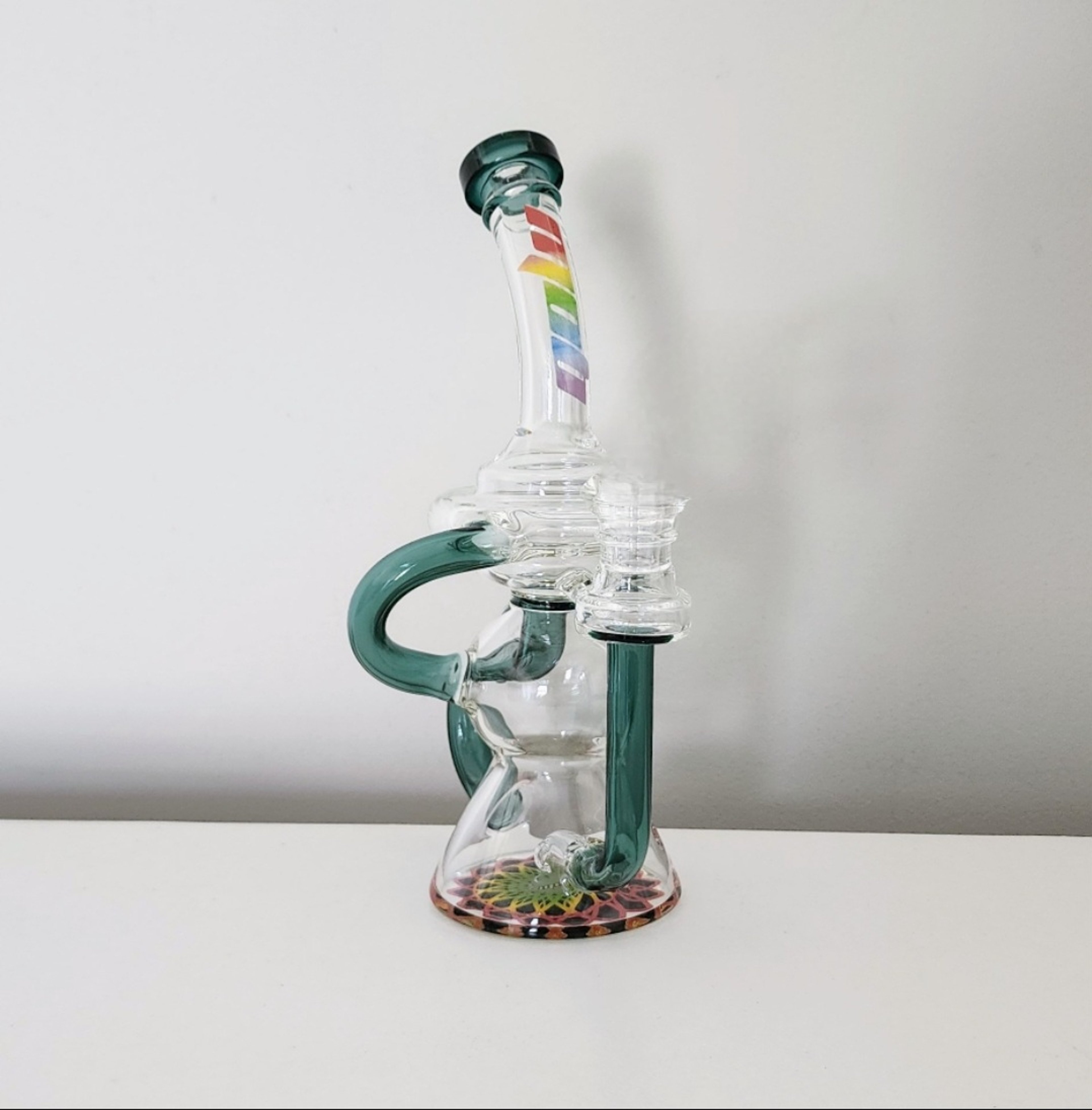 Preview pic of 8.5"H Falcon Recycler + Banger***Free Shipping***