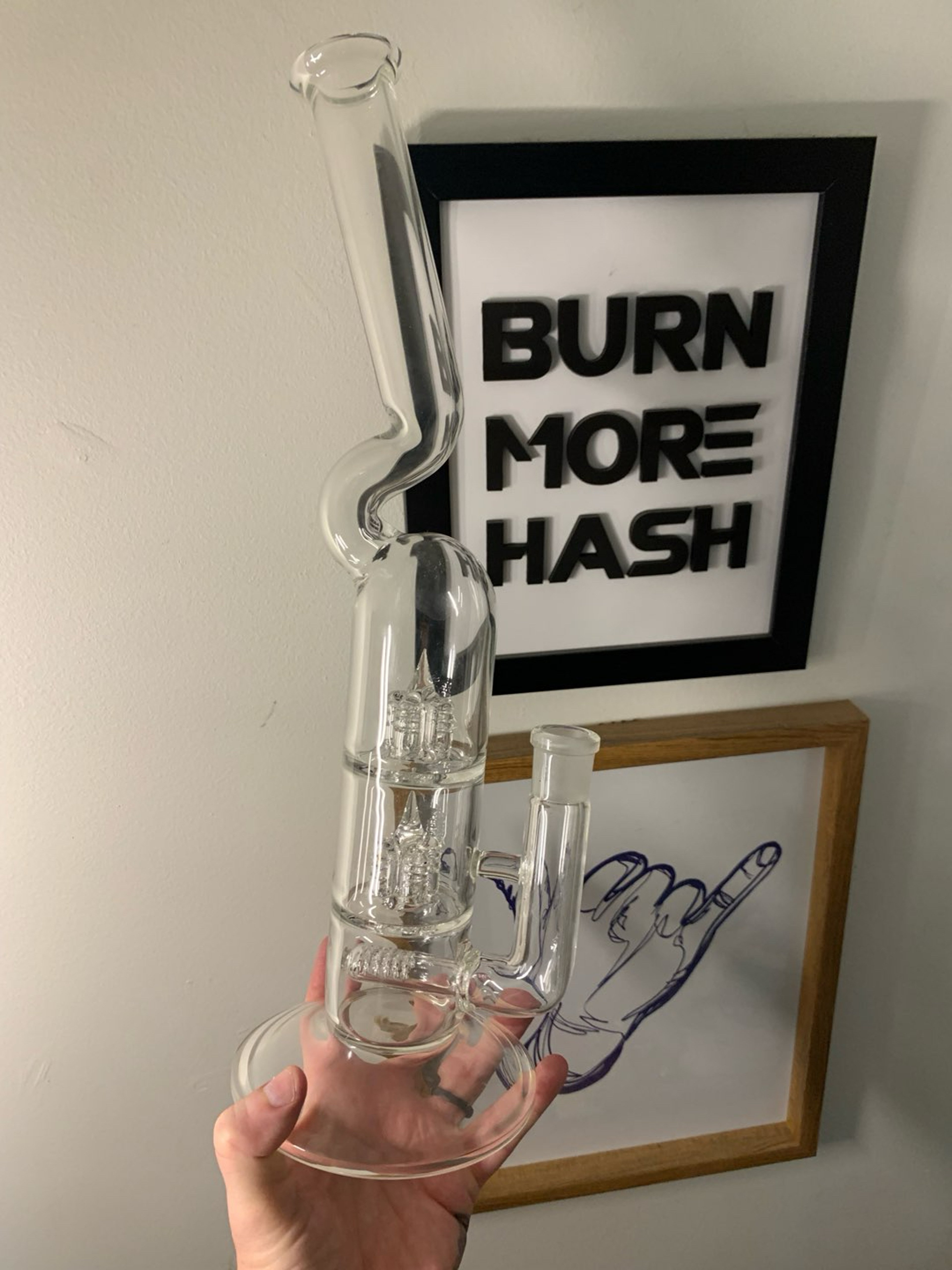 Newschool Glass triple perc natty neck image 0