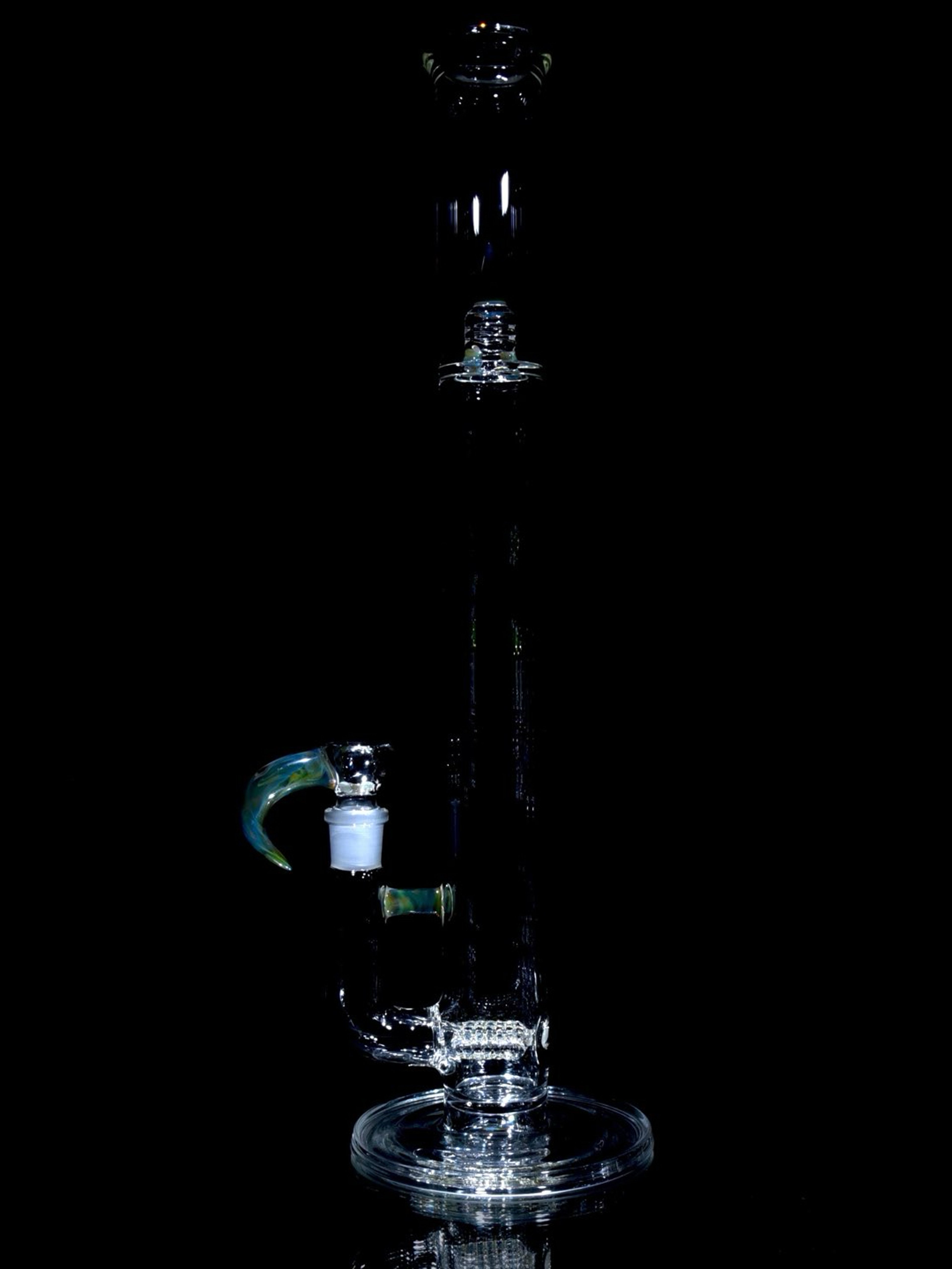 Preview pic of Kenta Kito - Accented 44mm Triple Stemline Straight Tube w/ 4-hole Horned Slide - Night Drop - 18mm Female