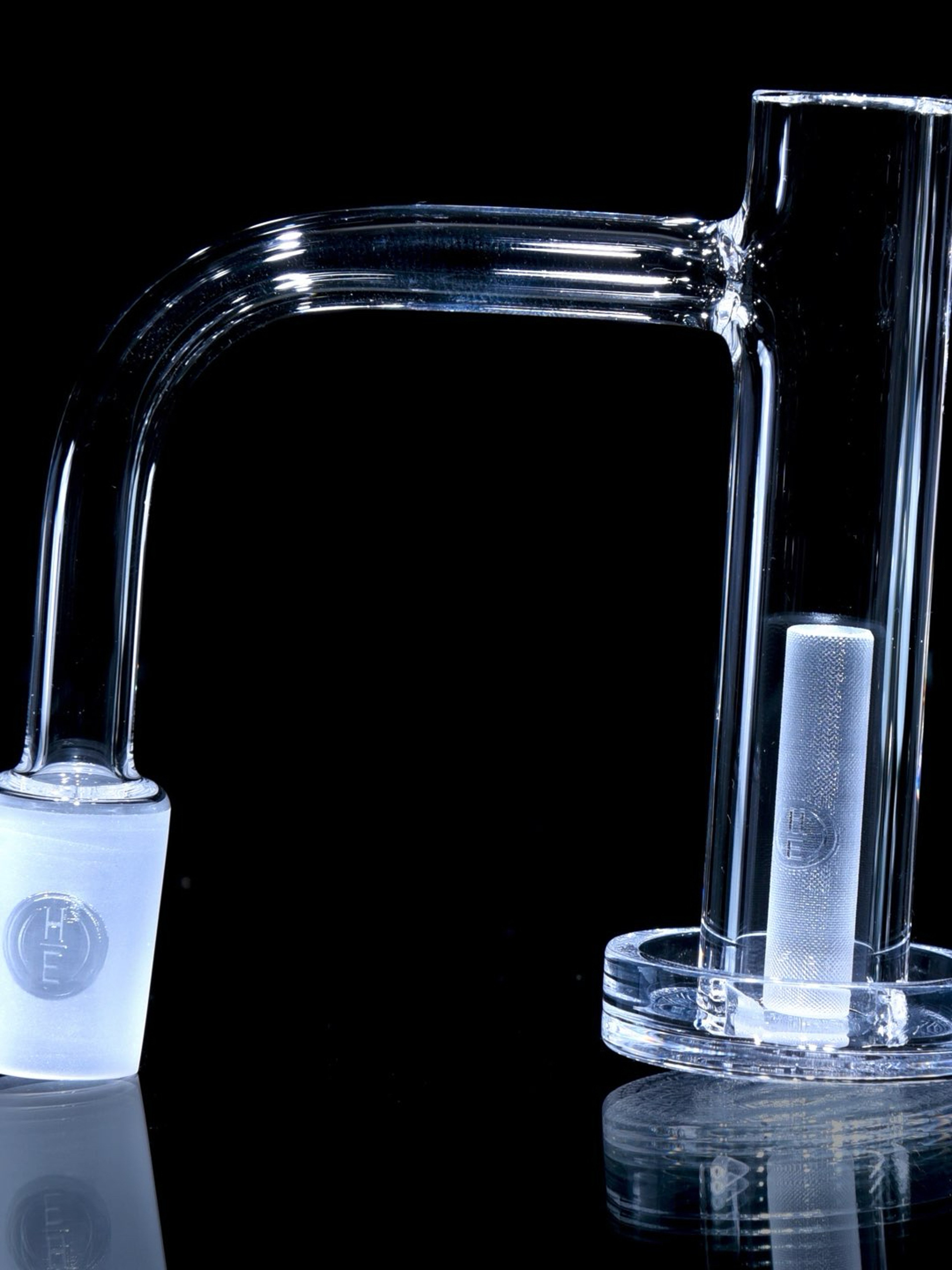 Preview pic of Highly Educated - Control Tower BLK Surface Enhanced Quartz Blender w/ XL 7x30mm SE Pillar Bead