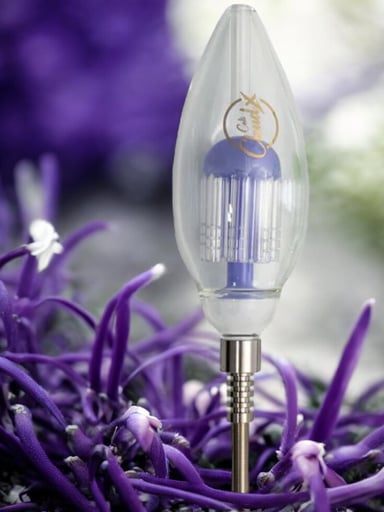 Preview pic of TIDE-X Large Oval Tree Cali Cloudx 🪻Straw Tree Perc Nectar Collector in Purple
