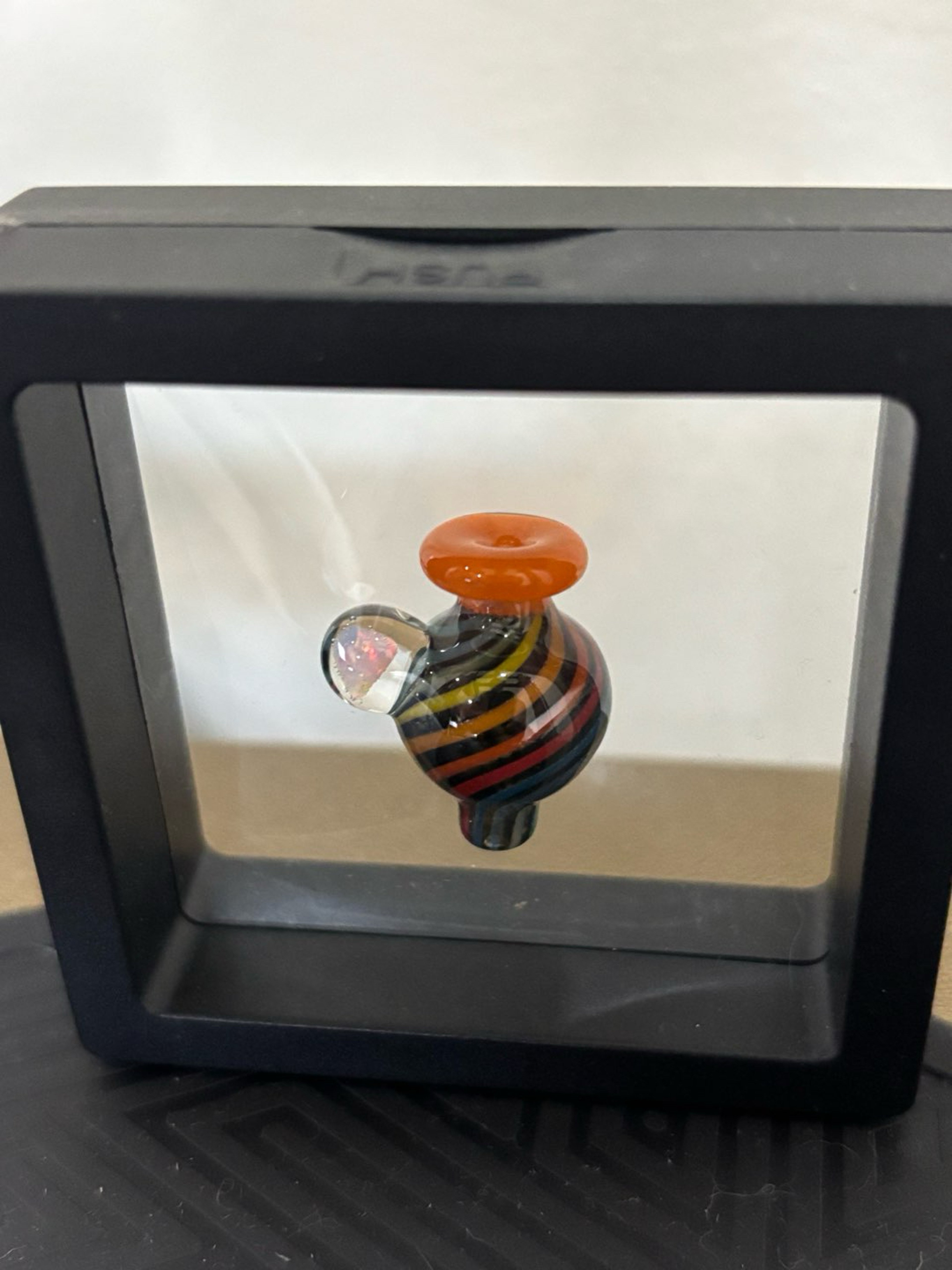Preview pic of Heady opal rainbow bubble cap peak pro