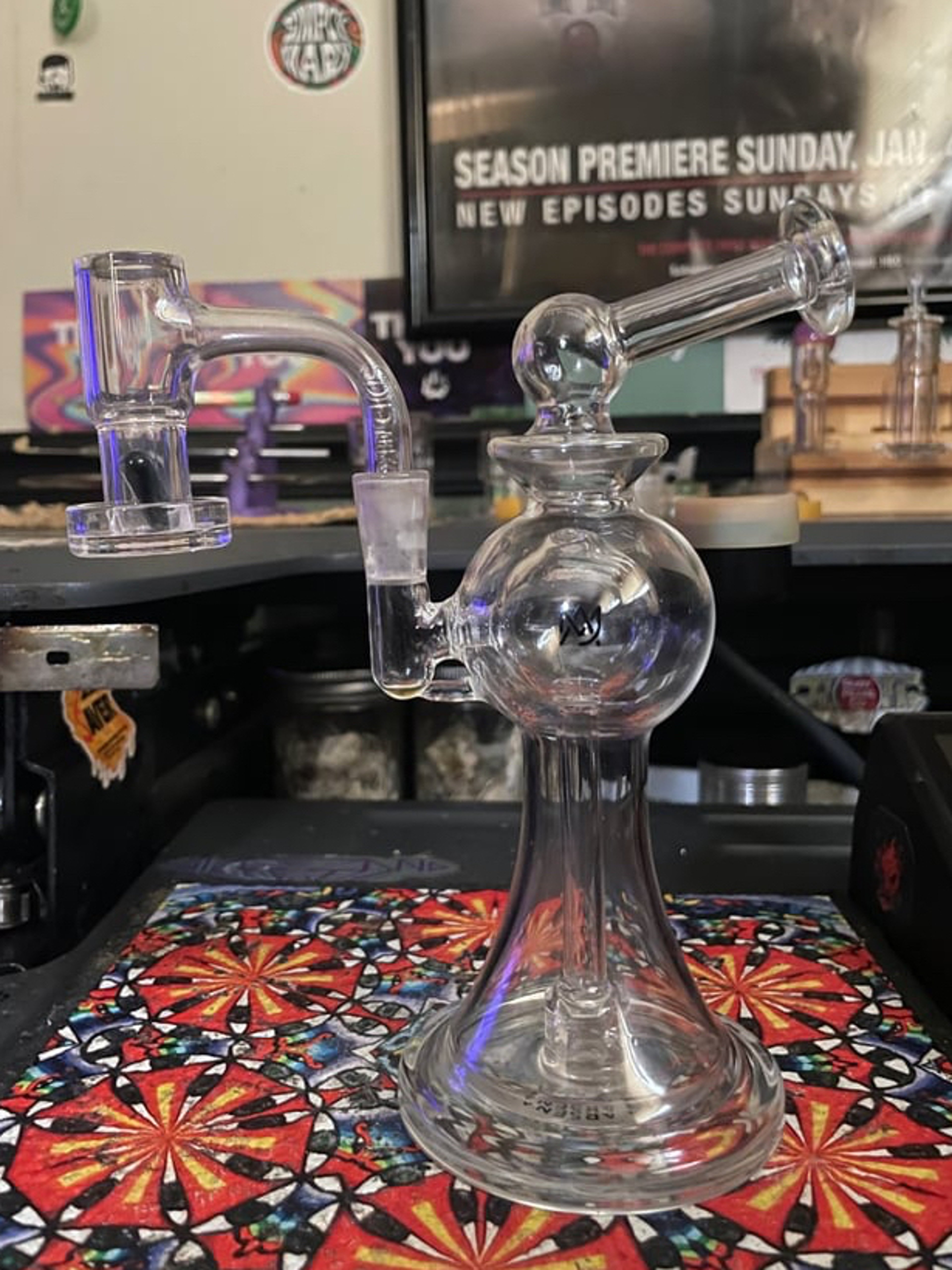 Preview pic of 10mm MJ Arsenal Apollo incycler + slurper bundle!