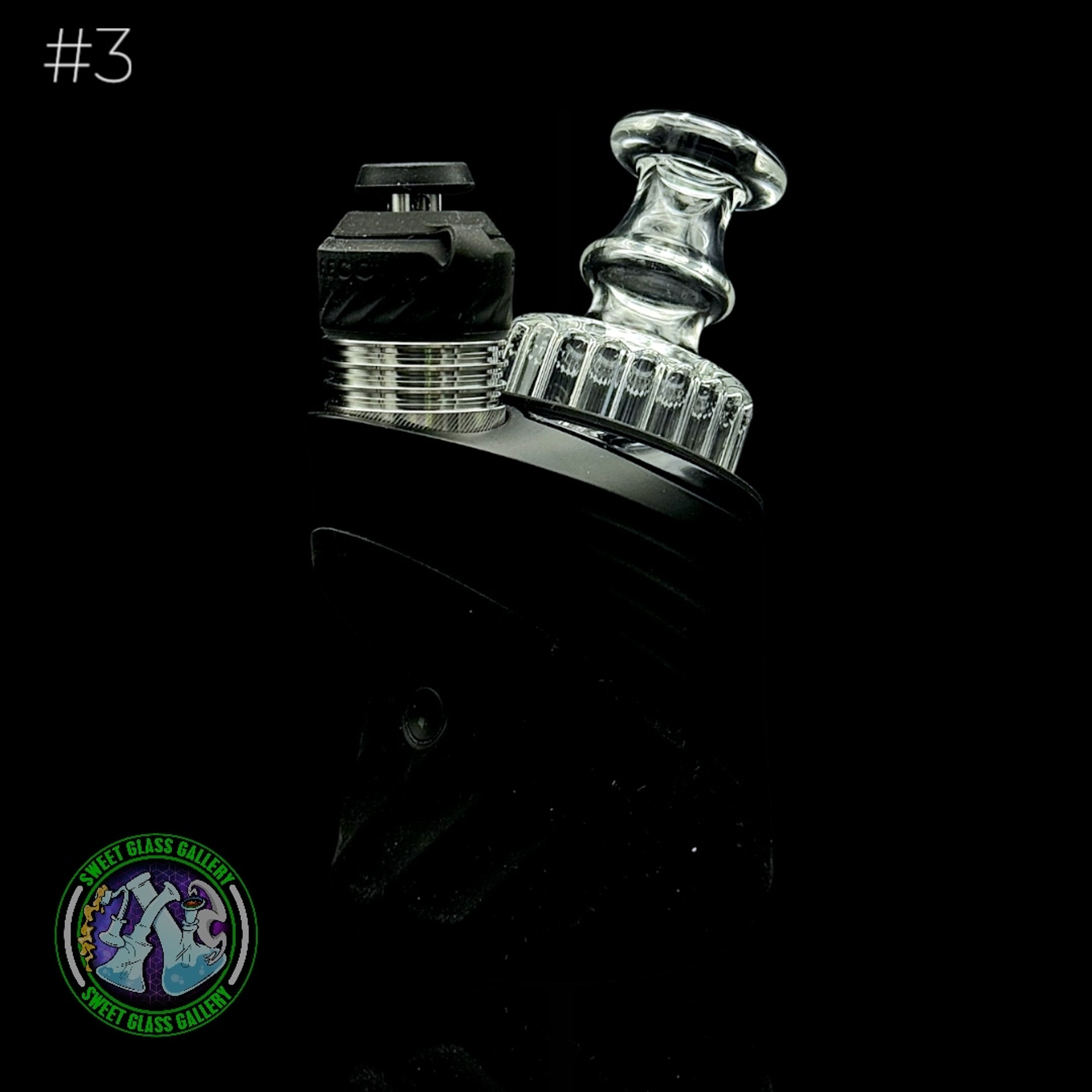 Preview pic of Evol Glass - Attachment - Puffco Peak #3 Corduroy (Clear)