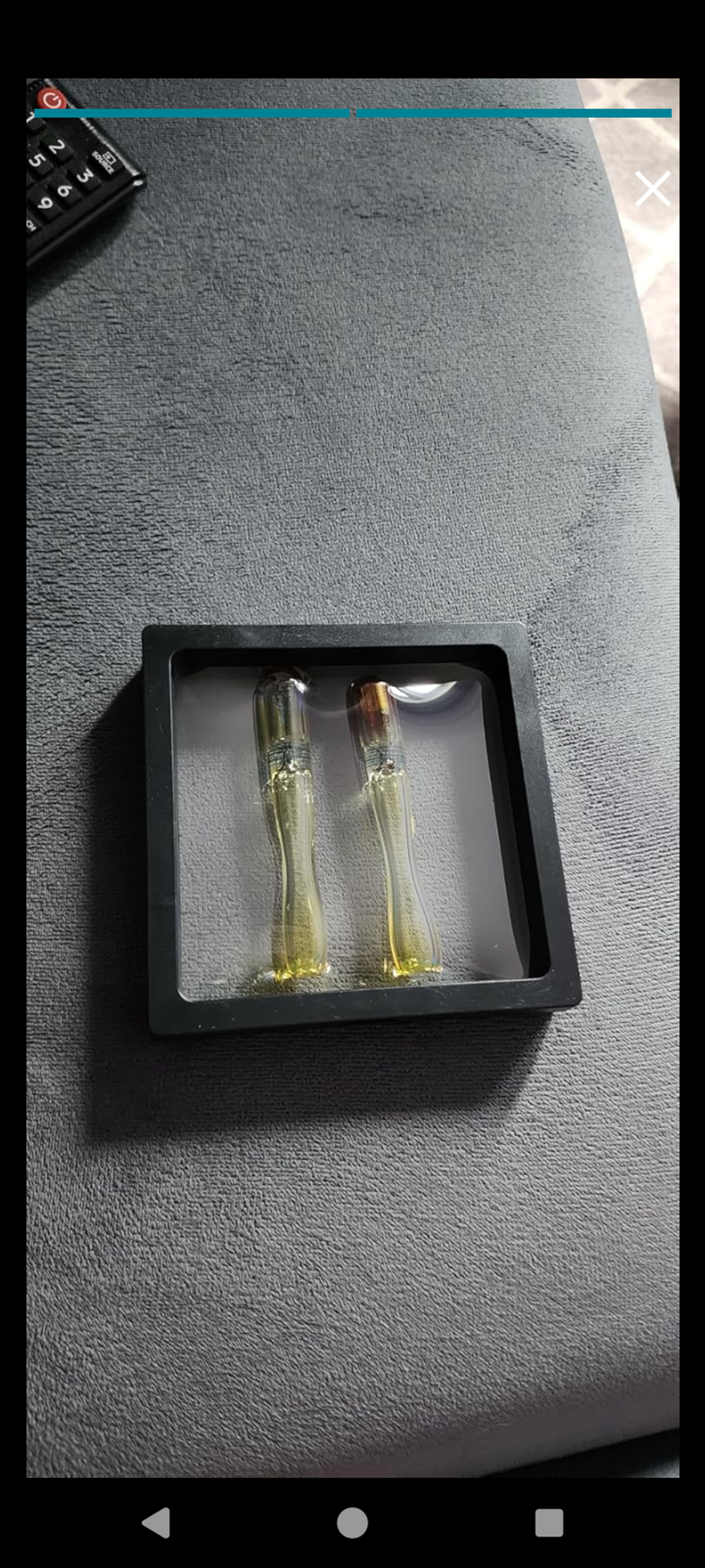 Preview pic of 2pcs one hitter in glass show case