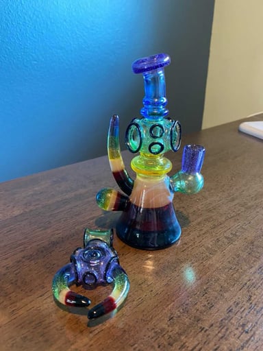 Preview pic of Spectral Spinner & Opal Pendant