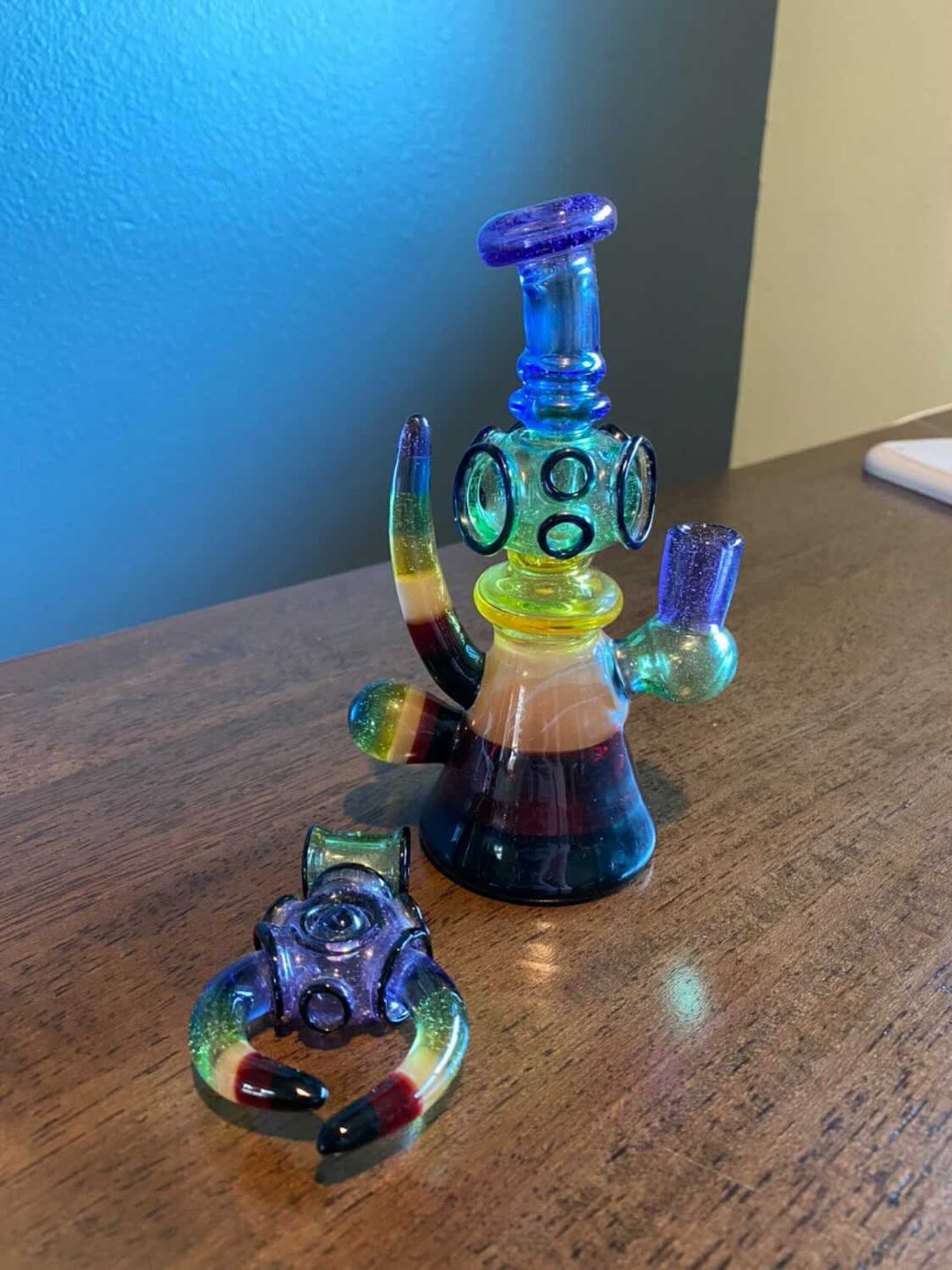 Preview pic of Spectral Spinner & Opal Pendant