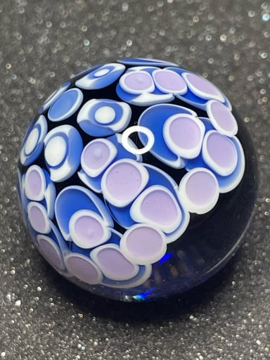 Preview pic of 1.23” dot stack dichroic marble