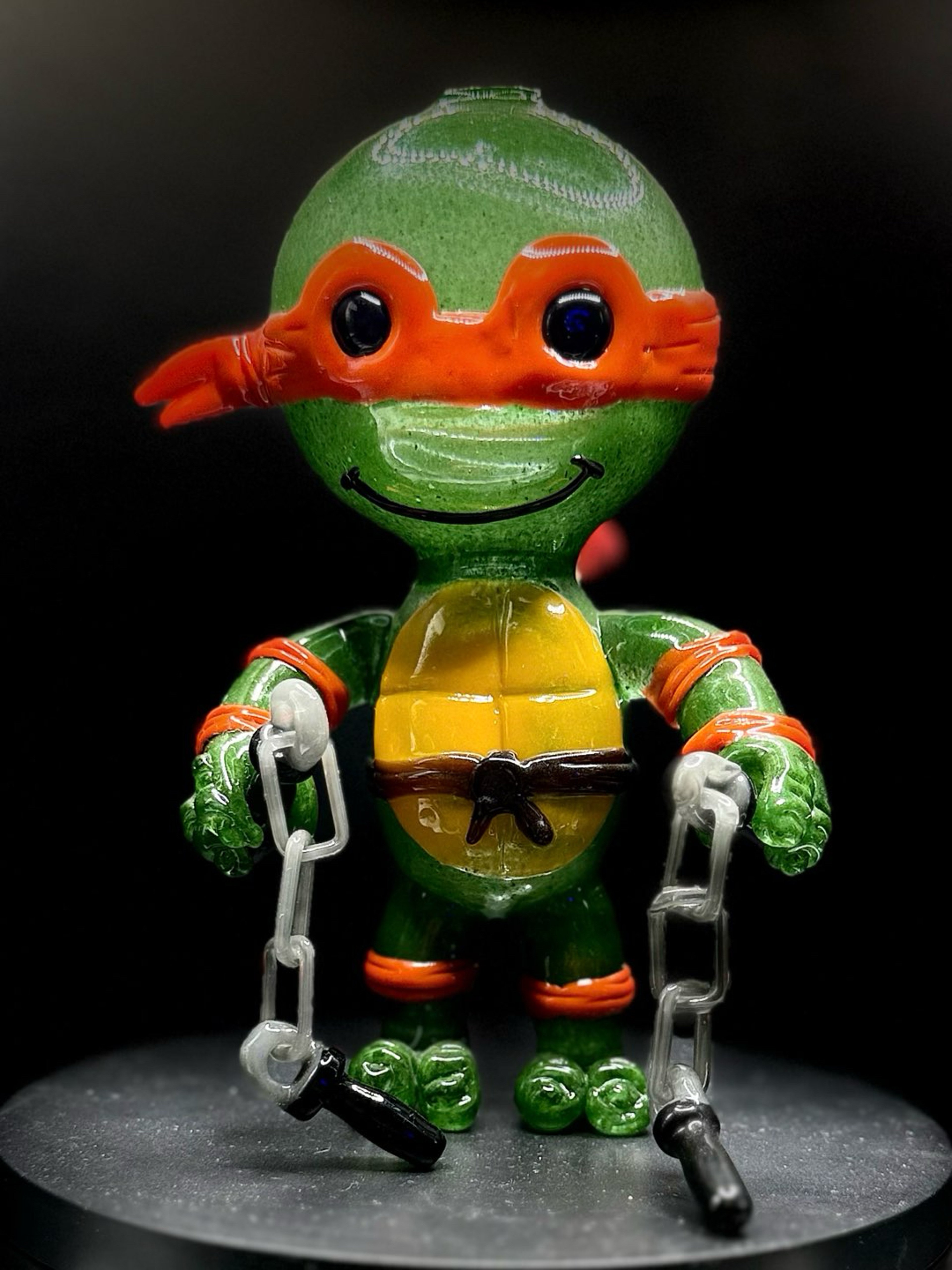 Preview pic of Swanny Glass - Michelangelo Ninja Turtle Rig 🟠🐢