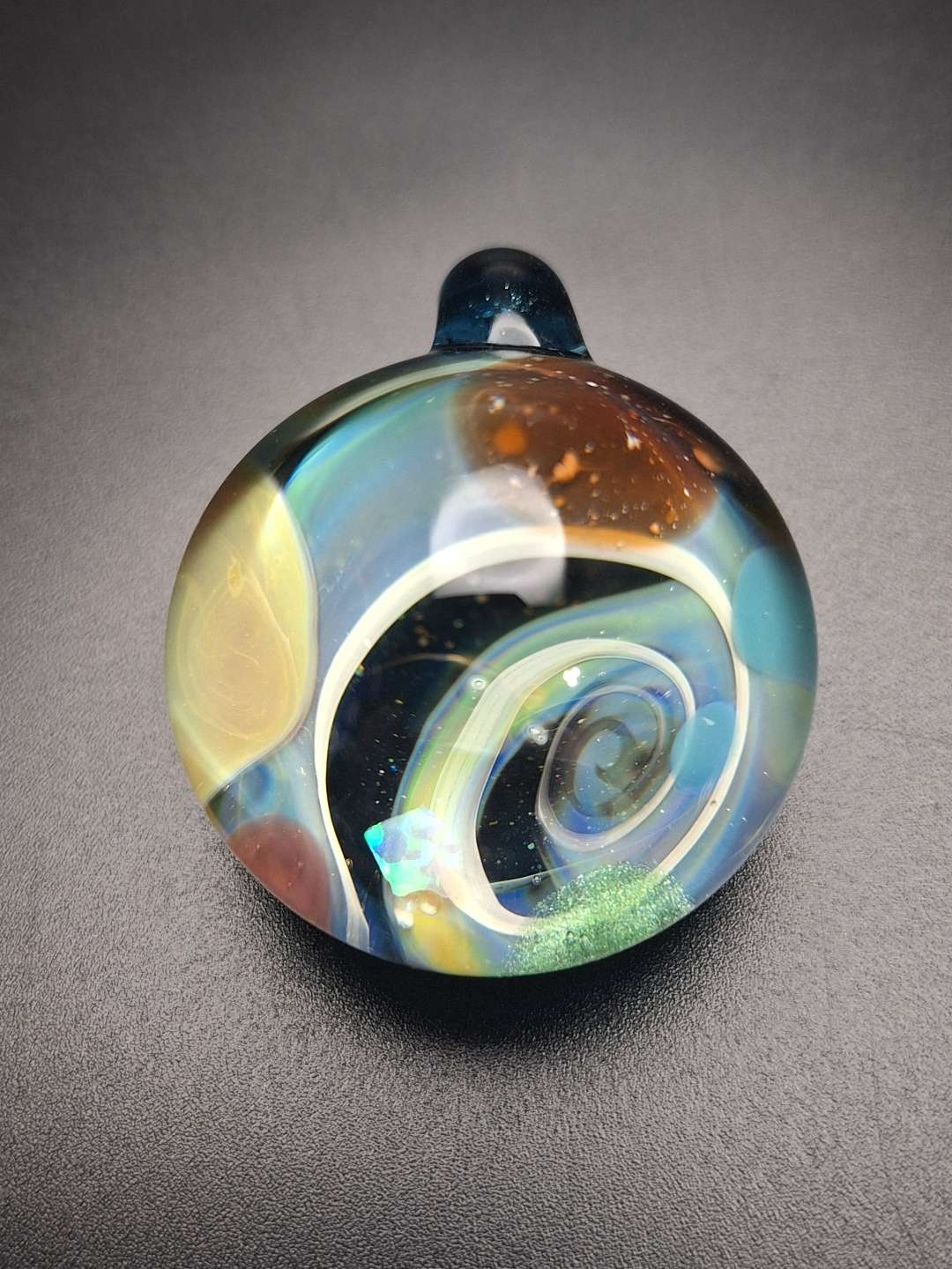 Preview pic of space pendy w/ square cut opal