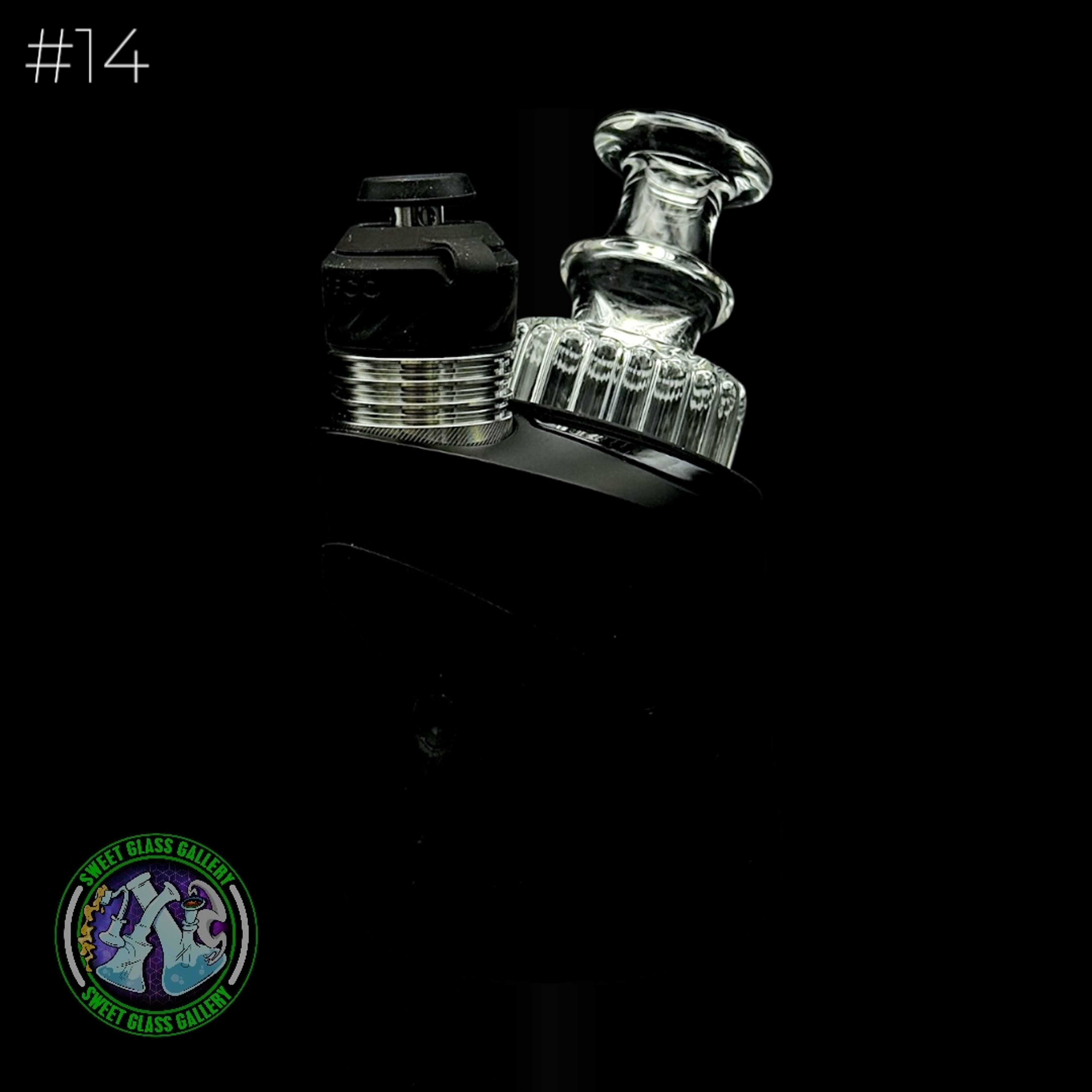 Preview pic of Evol Glass - Attachment - Puffco Peak #14 Corduroy (Clear)