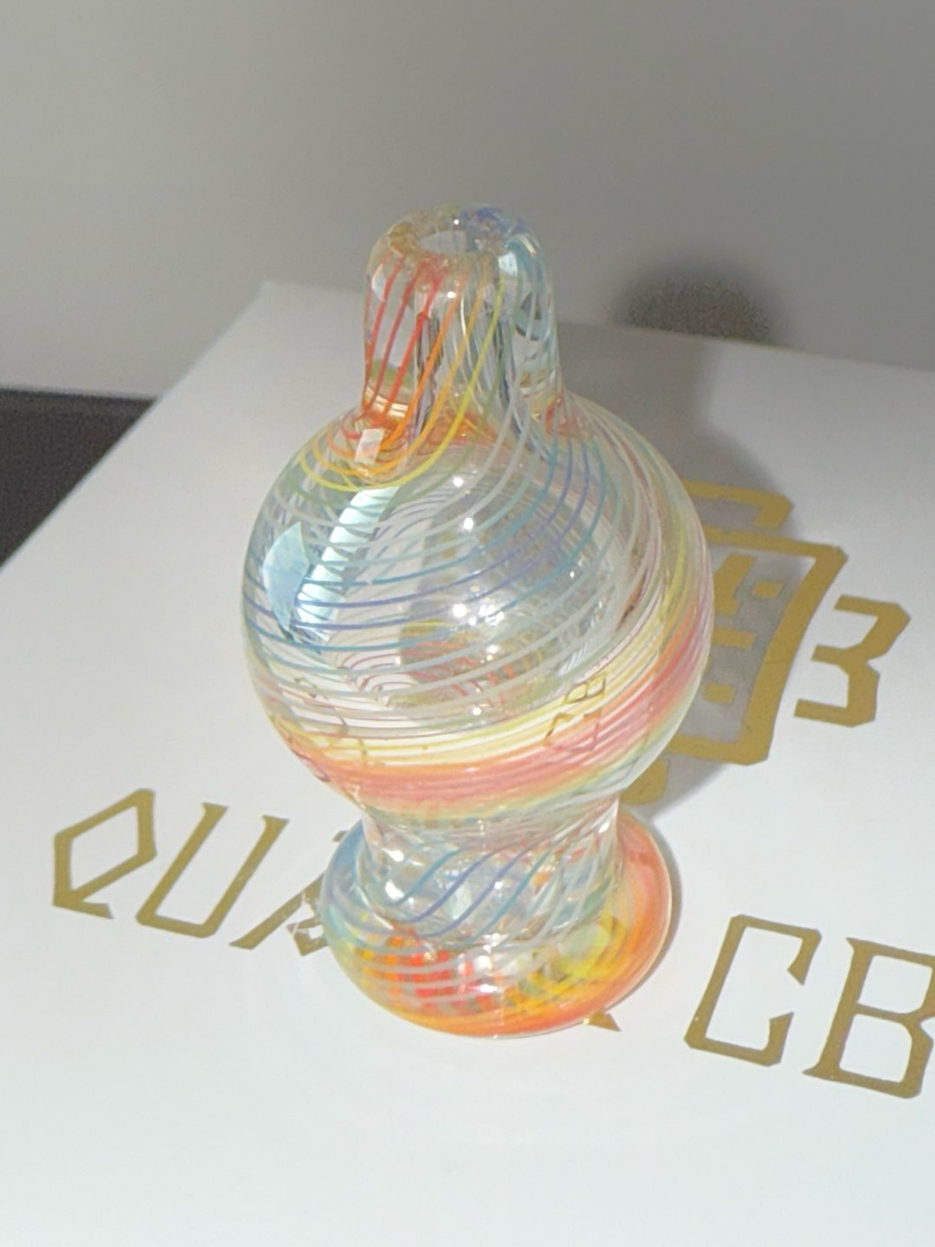 Preview pic of Brian Sheridan Rainbow Reticello Bubble Cap