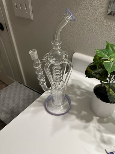 Preview pic of 14’ percolated bong/dab rig