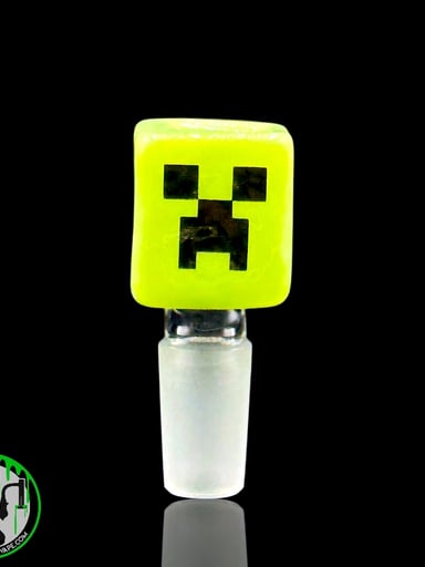 Preview pic of Empire Glassworks - Bowl - Minecraft Creeper 14mm