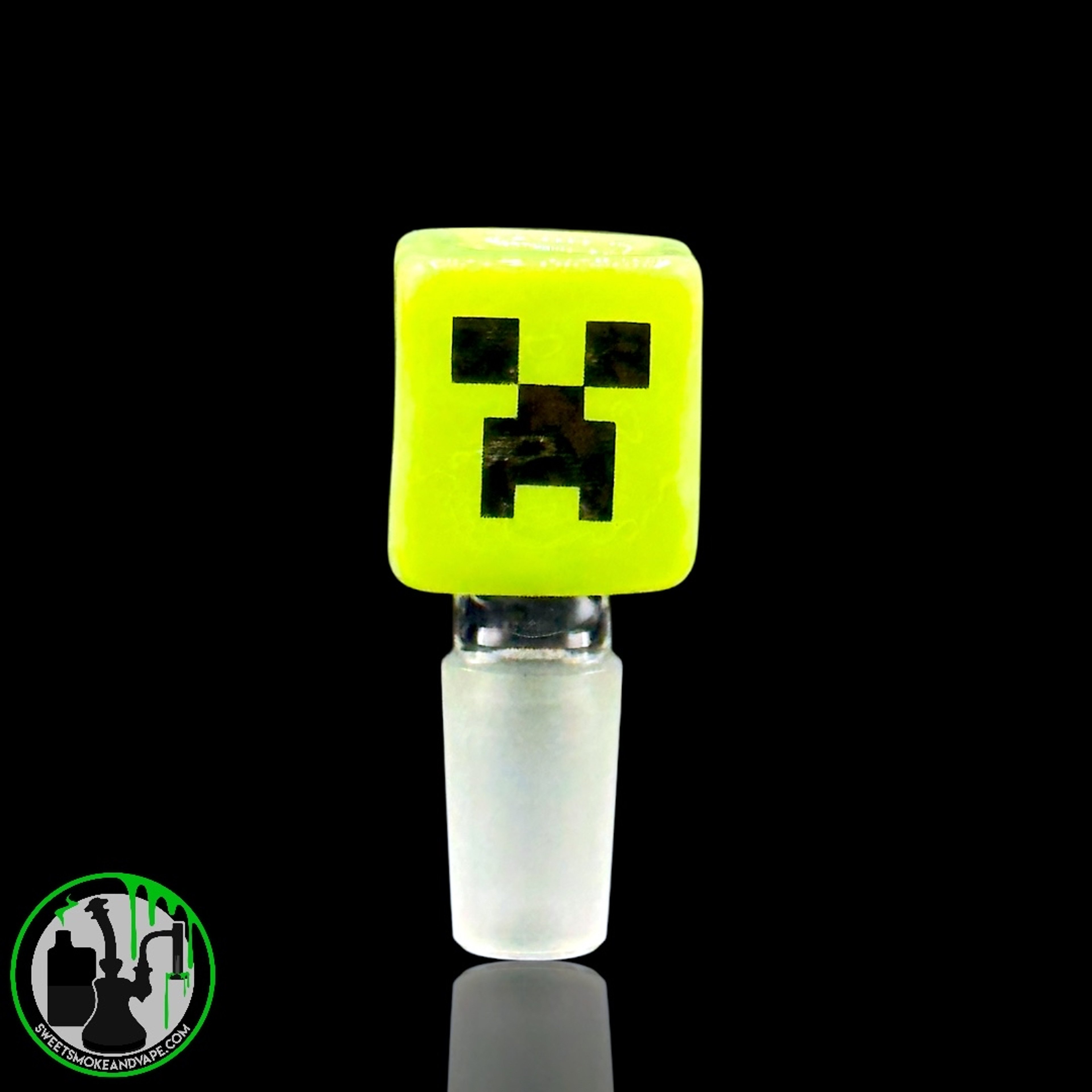 Preview pic of Empire Glassworks - Bowl - Minecraft Creeper 14mm