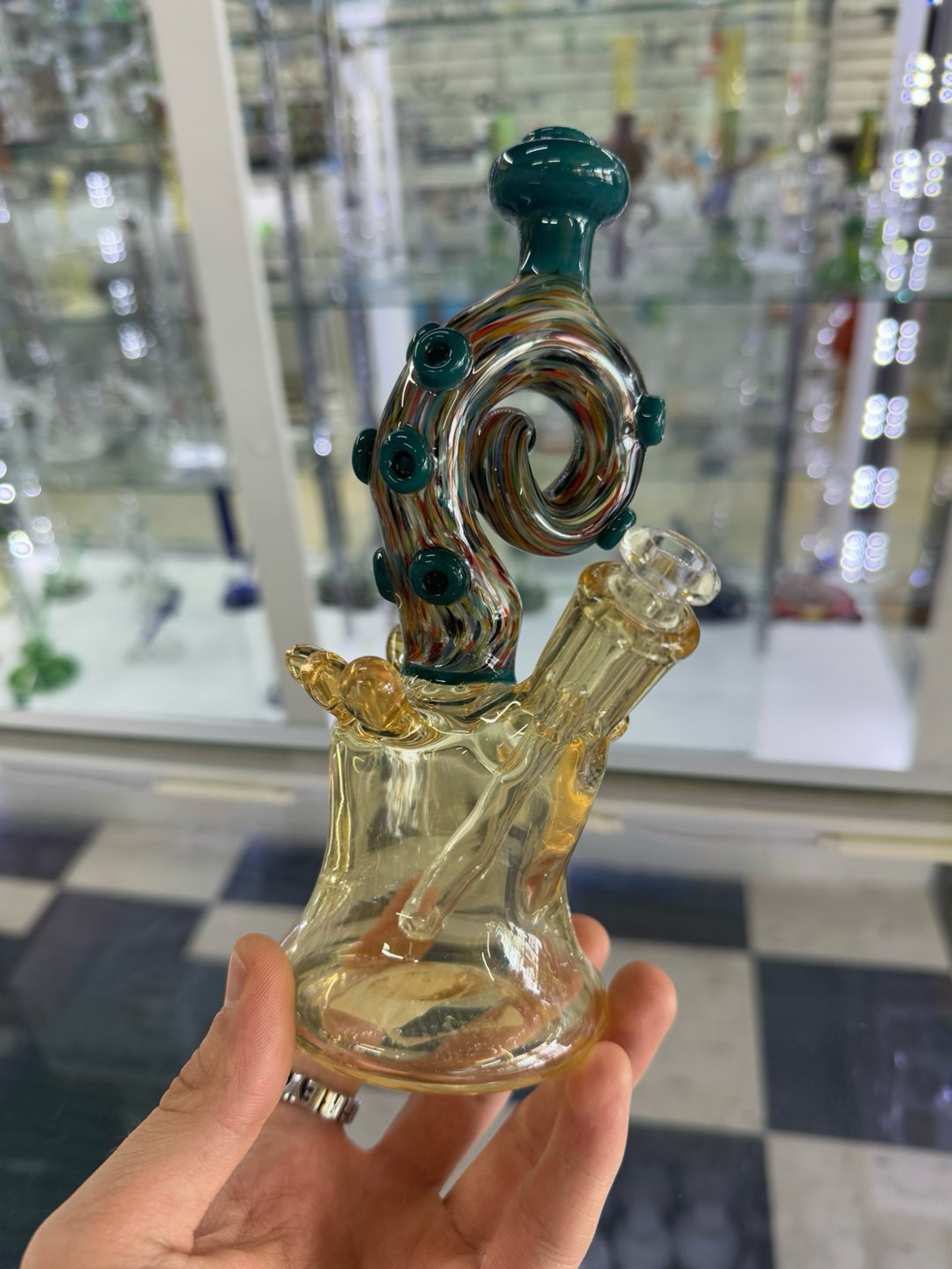 Preview pic of Popeye Glass Octo Splash 10mm Rig