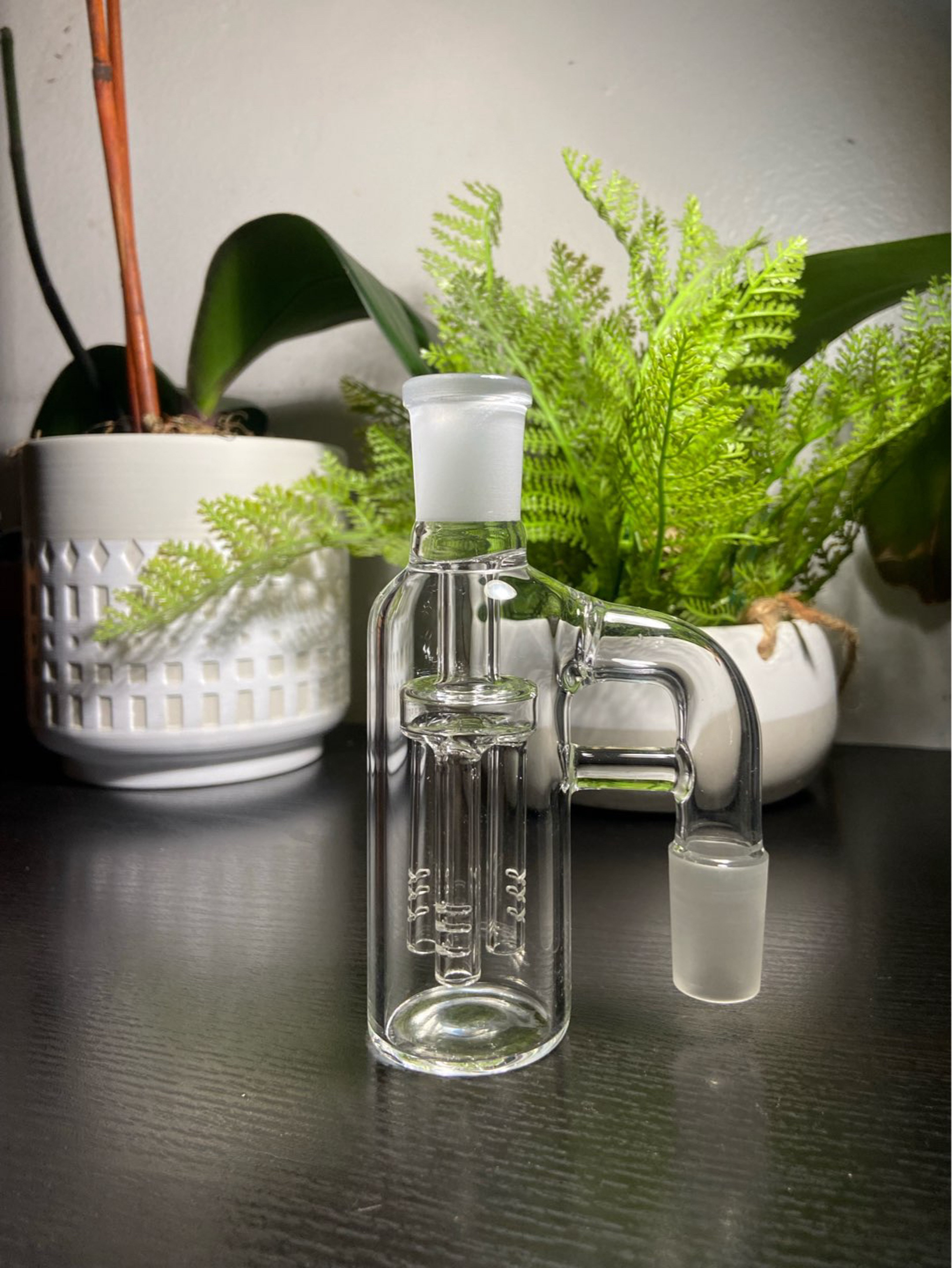 Preview pic of 18MM CLEAR ASH CATCHER 3ARM TREE PERC 90 DEGREE