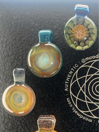 Preview pic of Implosion, Swirls, and Black Hole Pendants