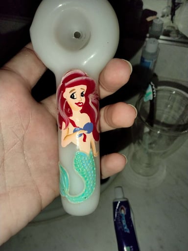 Preview pic of Spoon pipe 5inch the Little Mermaid