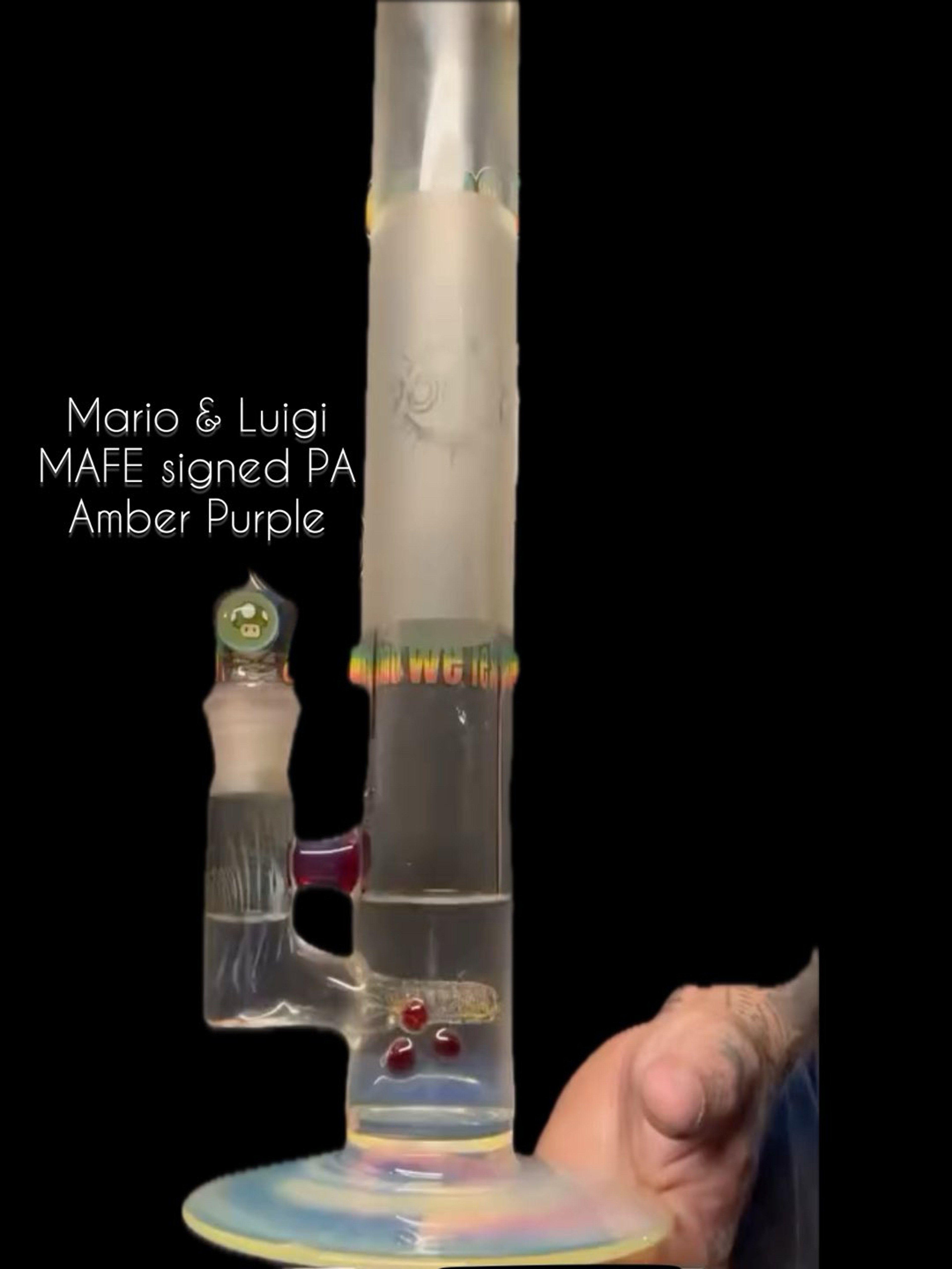 Preview pic of YouGo Boro Mario & Luigi Mafe Signed PA in Amber Purple