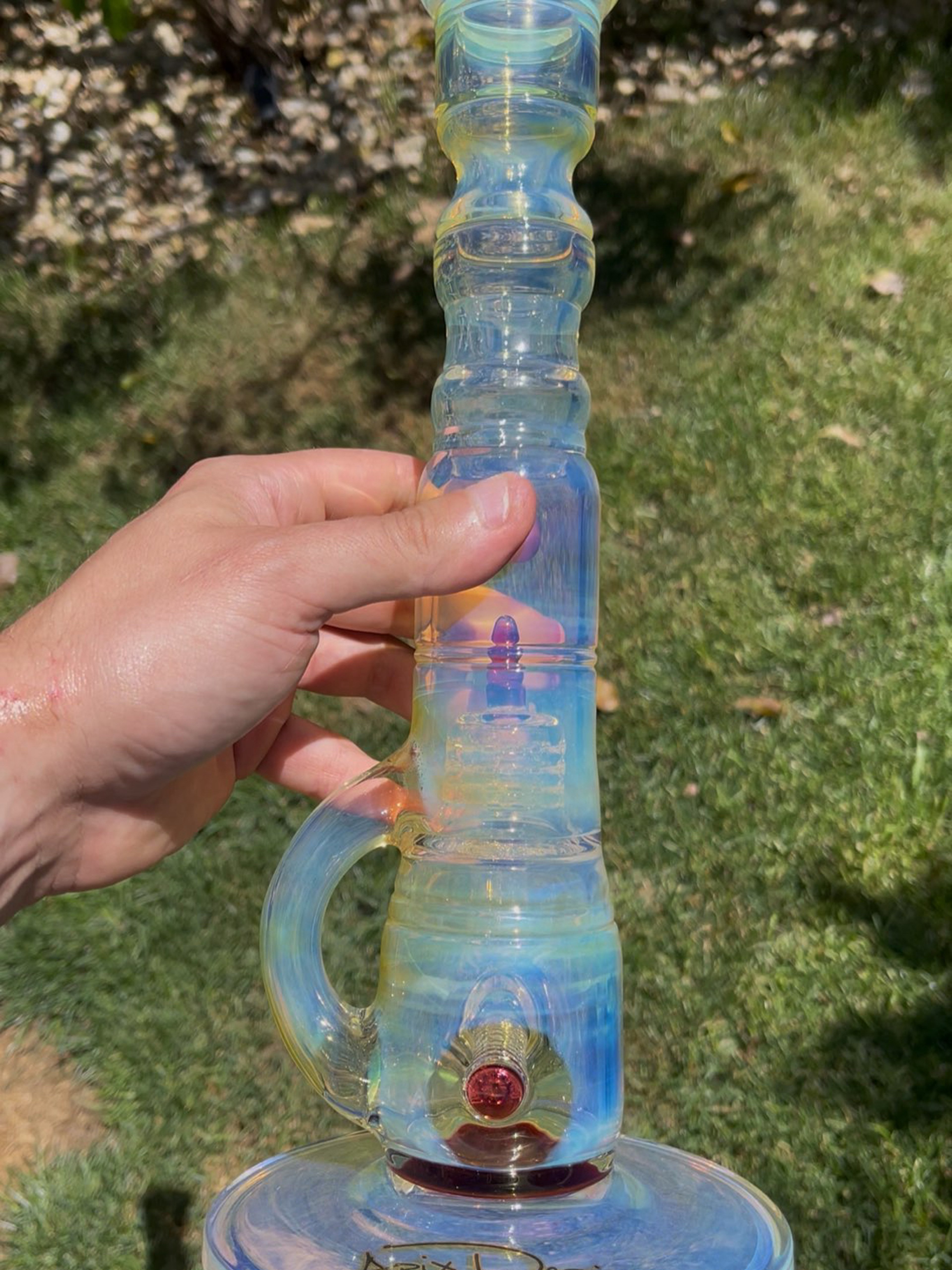 Preview pic of ApixDesign Silver Fumed Gold Ruby Kingstemline to 360 Gridcap