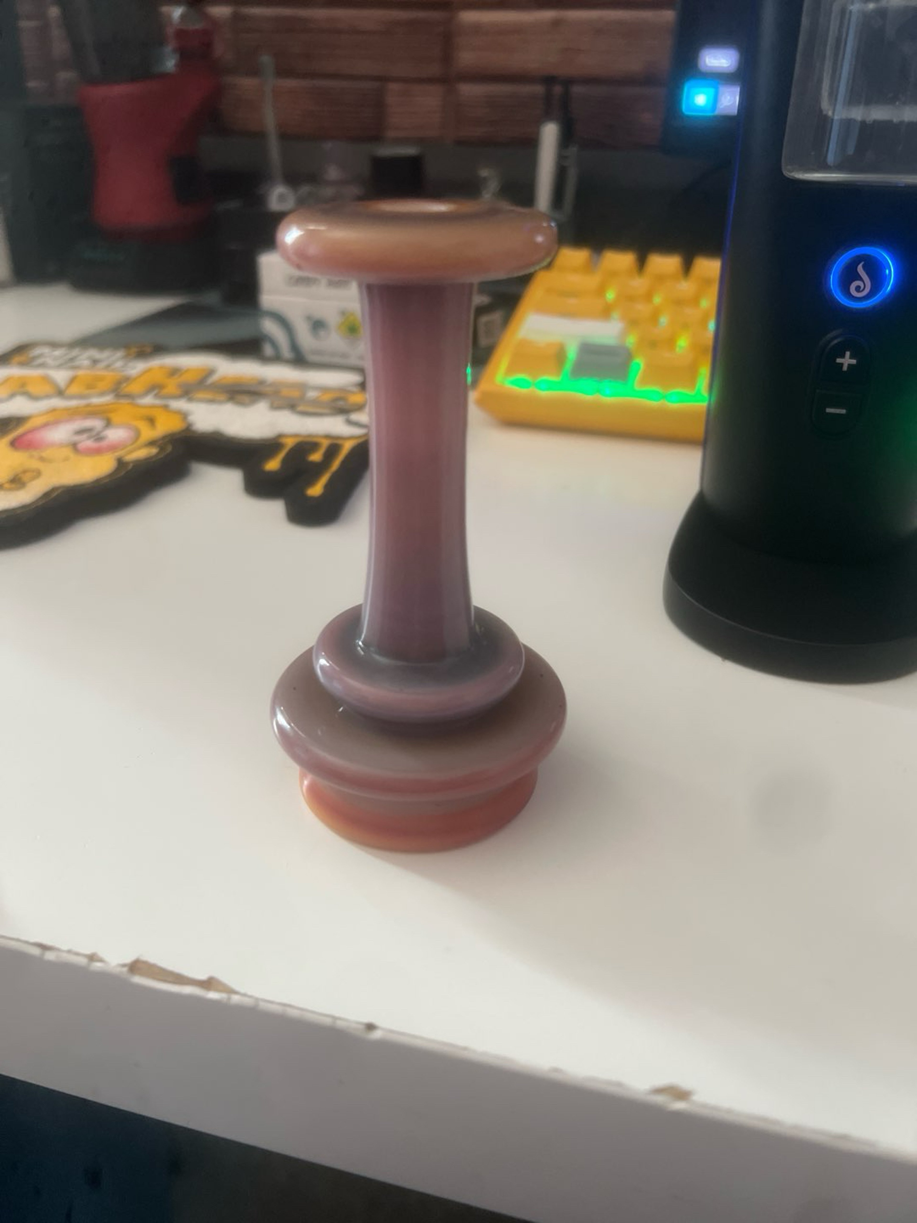 Preview pic of Daybreak Carb cap and dry glass piece for puffco peak/peak pro