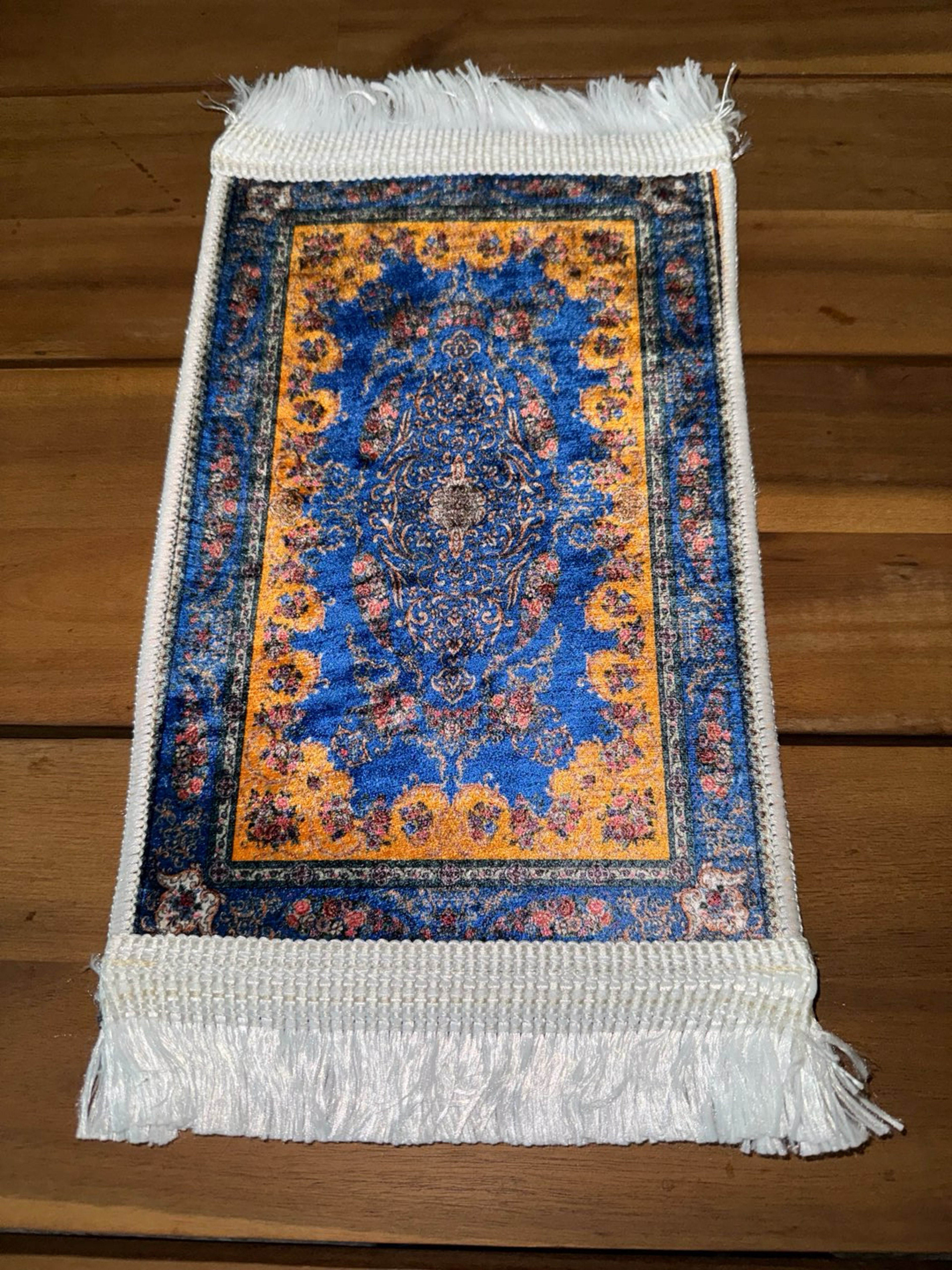 Preview pic of Heady Blue & Gold Magic Carpet Mat