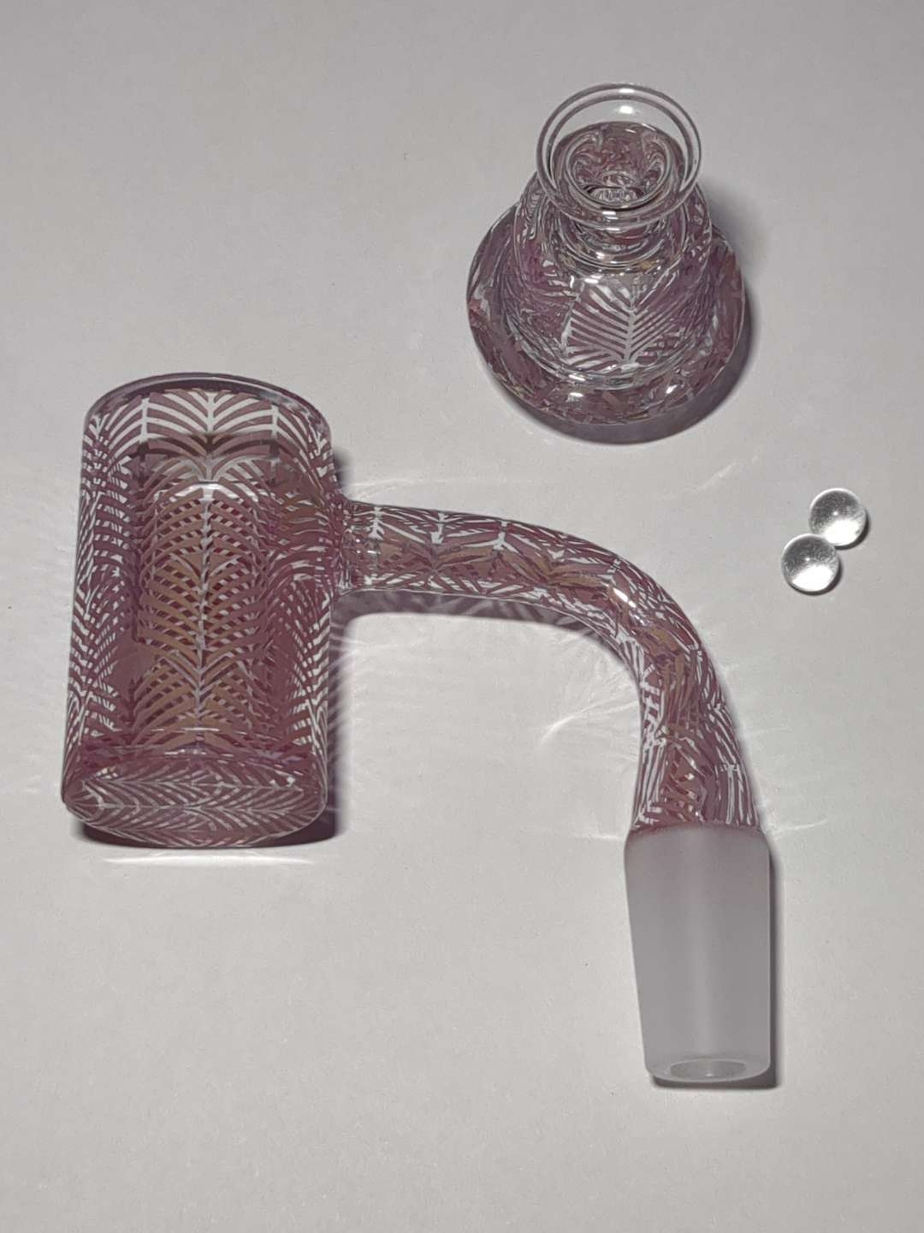 Preview pic of 14mm Leaf Print Vortex Banger Set