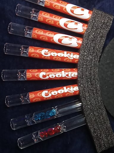 Preview pic of Brand-new,Collectible,Glass,Cookies branded Chillum/1-hitters