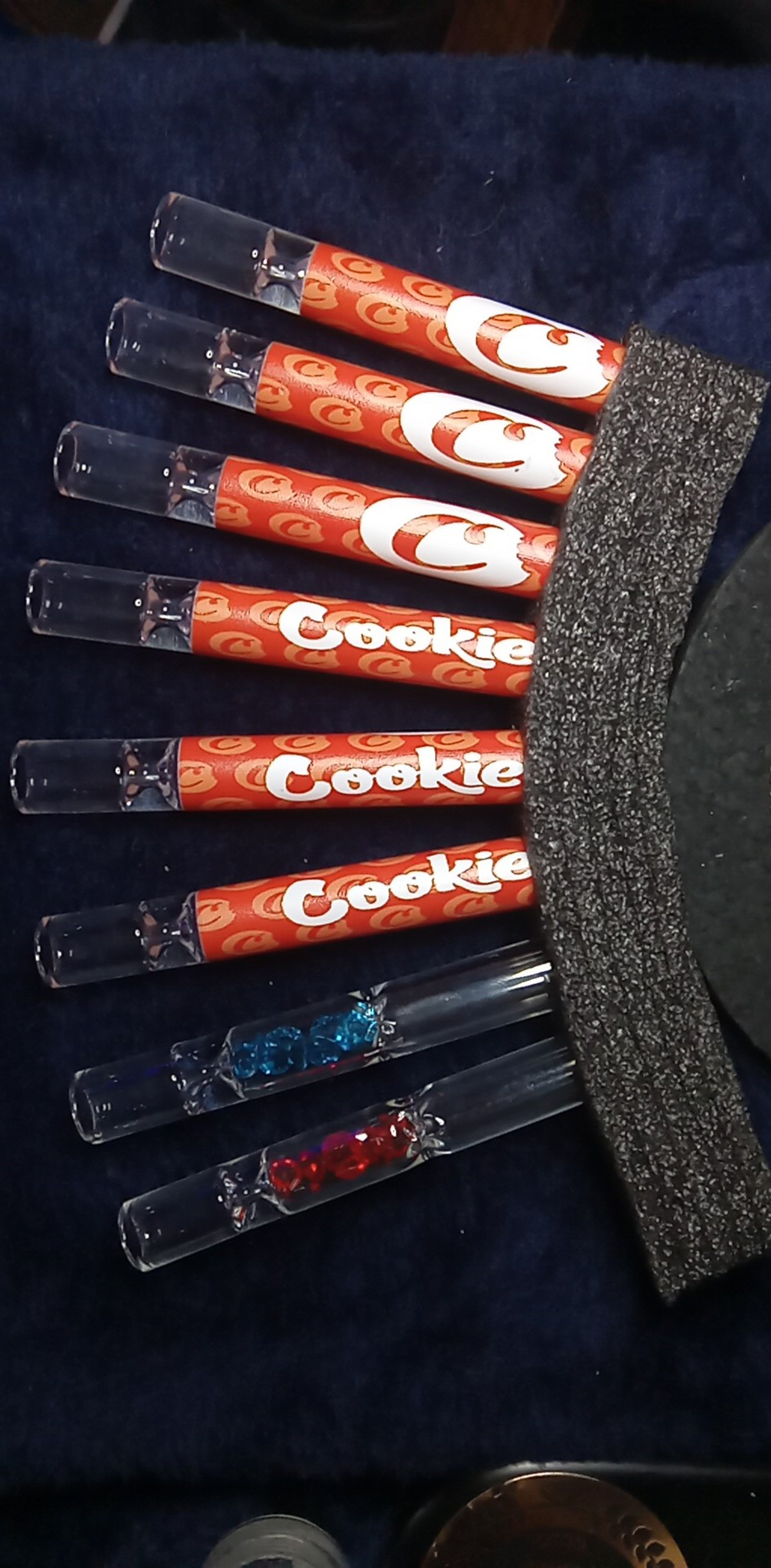 Preview pic of Brand-new,Collectible,Glass,Cookies branded Chillum/1-hitters