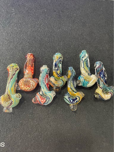 Preview pic of Nelson Glassworks Coil Spoons 1-7