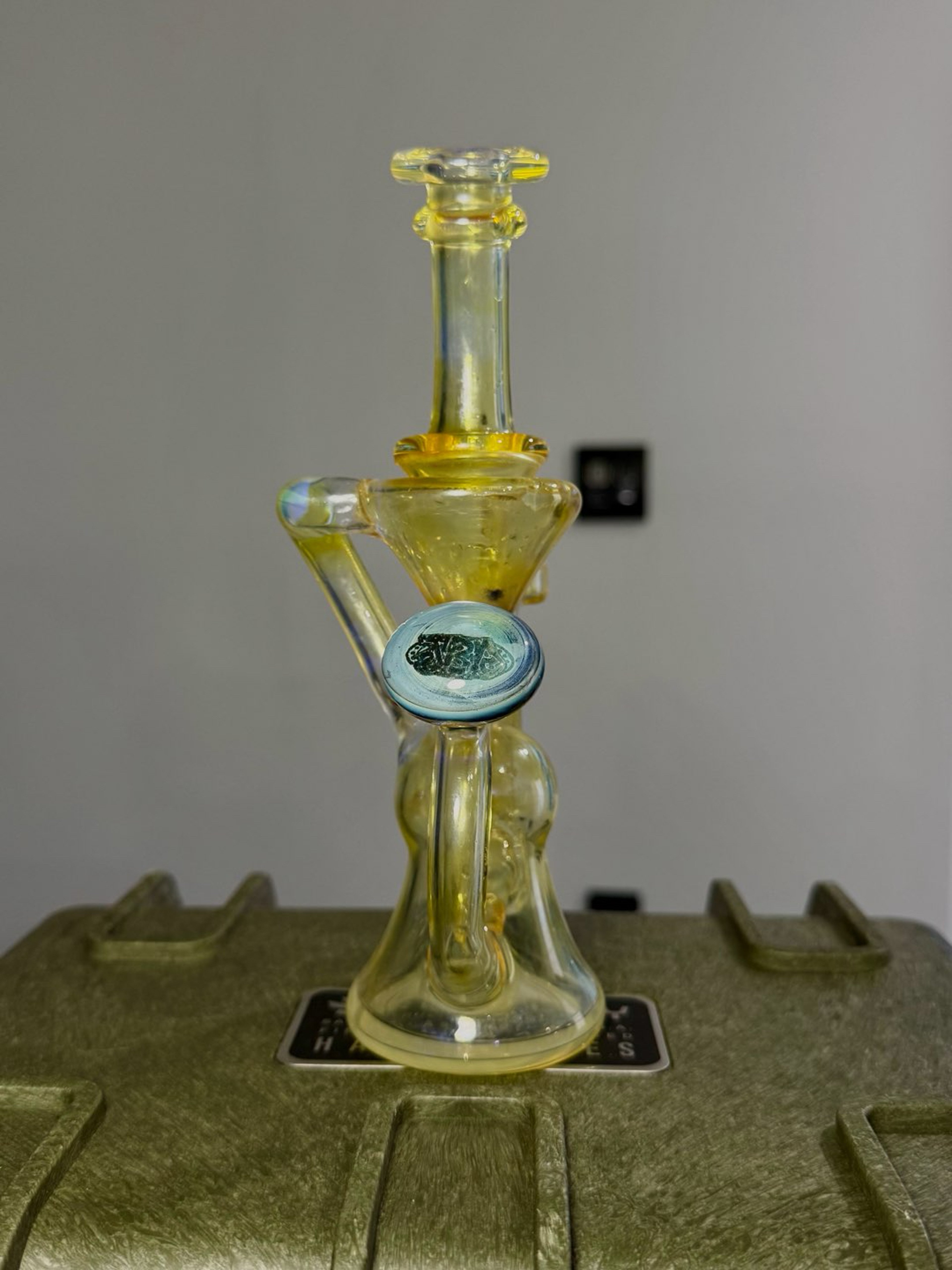 Preview pic of Jerome Baker Clear W/ Yellow Accent Recycler